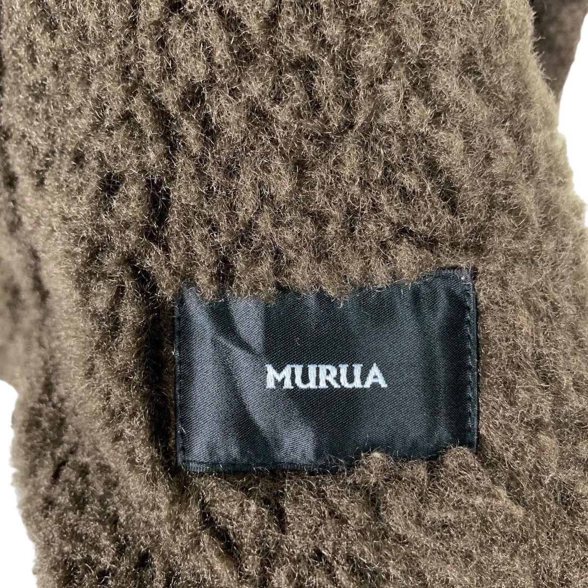 Japanese Brand MURUA Asymmetrical Sherpa Jacket #0506-C23 Size US S / EU 44-46 / 1 - 15 Thumbnail