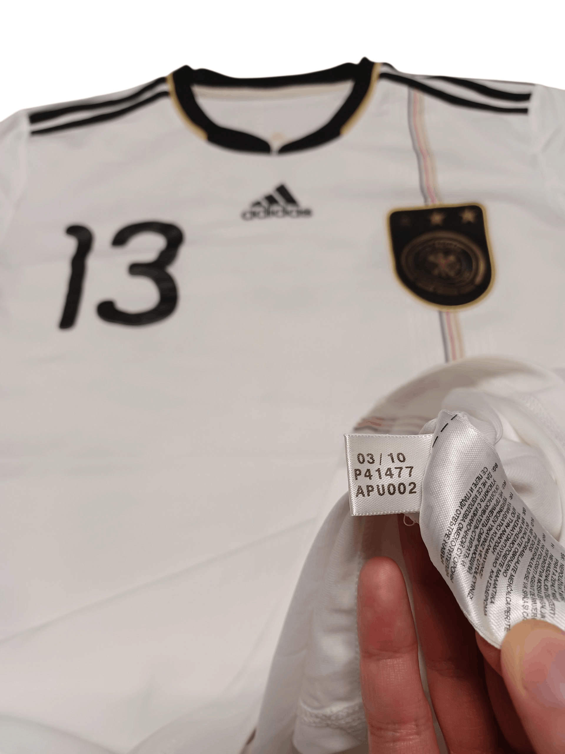 Adidas GERMANY 2010 BALLACK ADIDAS VINTAGE SOCCER JERSEY Size US M / EU 48-50 / 2 - 9 Thumbnail