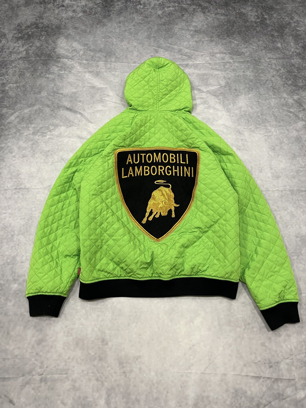 Lamborghini × Supreme Supreme x Lamborghini Quilted Hooded Bomber Jacket Size US L / EU 52-54 / 3 - 2 Thumbnail