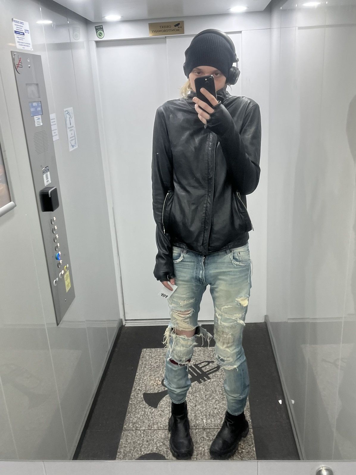 Japanese Brand Carol christian poell inspired leather jacket ccp guidi Size US M / EU 48-50 / 2 - 9 Thumbnail