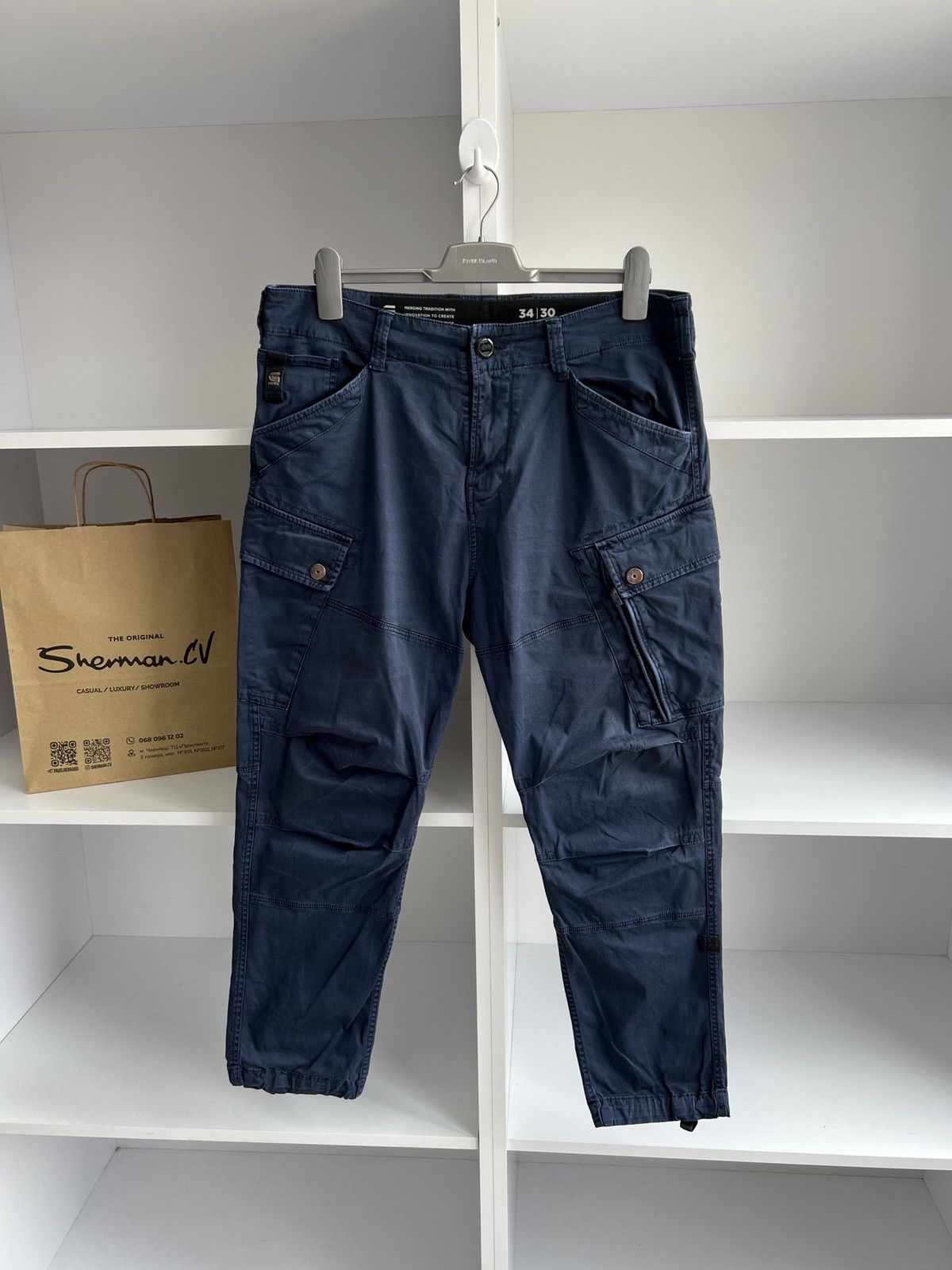 G-Star × Vintage Vintage G-Star Raw Cargo Pants Size US 34 / EU 50 - 4 Thumbnail
