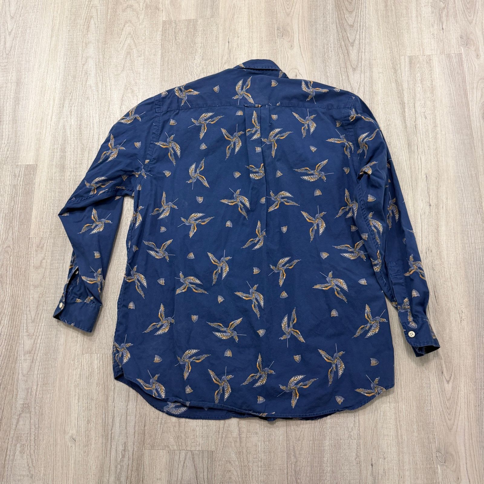 Nautica Vintage Nautica Bird Button Shirt Men's Large All Over 90s Size US L / EU 52-54 / 3 - 5 Thumbnail