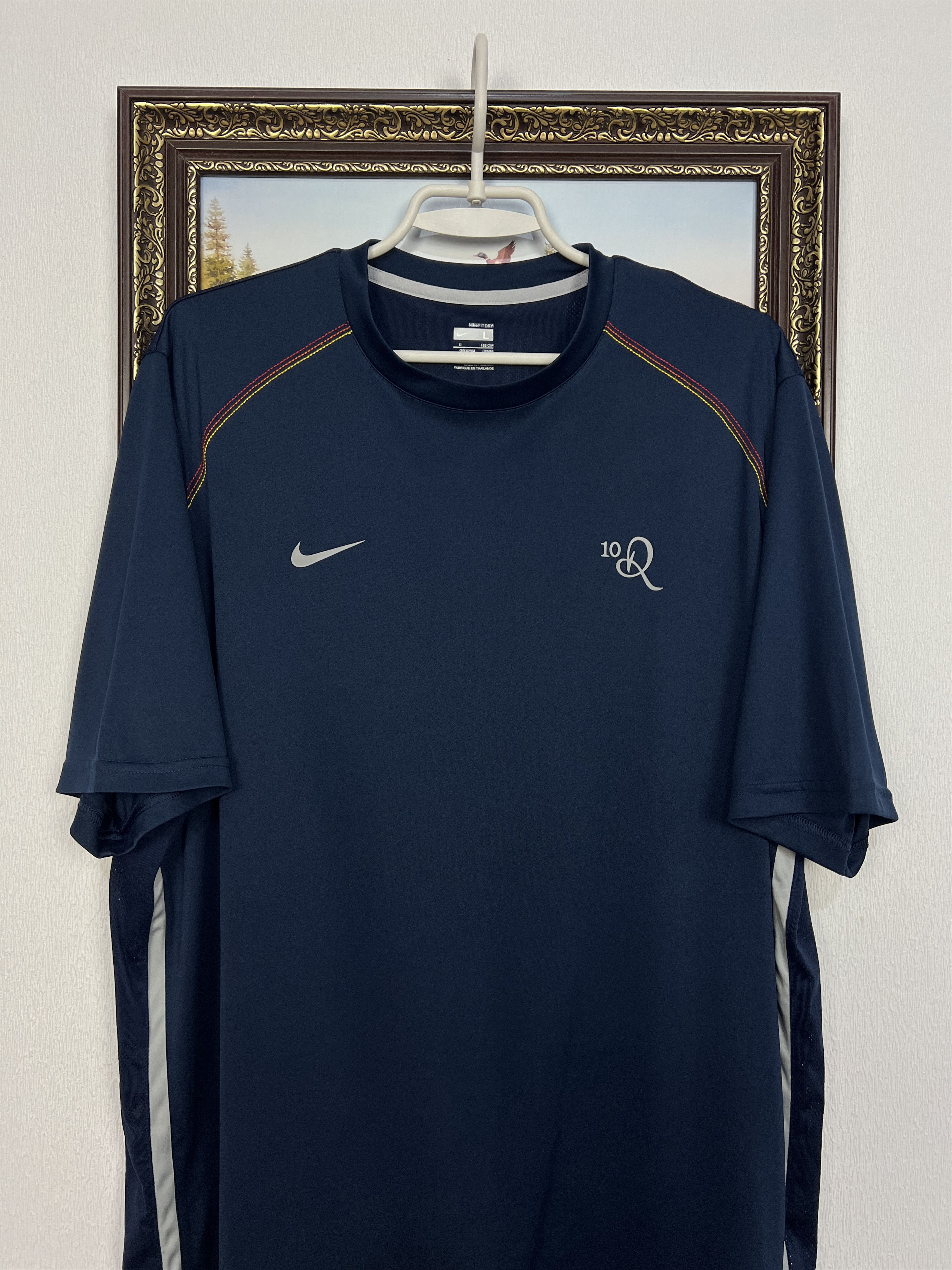 Nike R10 Ronaldinho Football Train Shirt Soccer Jersey Trikot Size US L / EU 52-54 / 3 - 2 Thumbnail