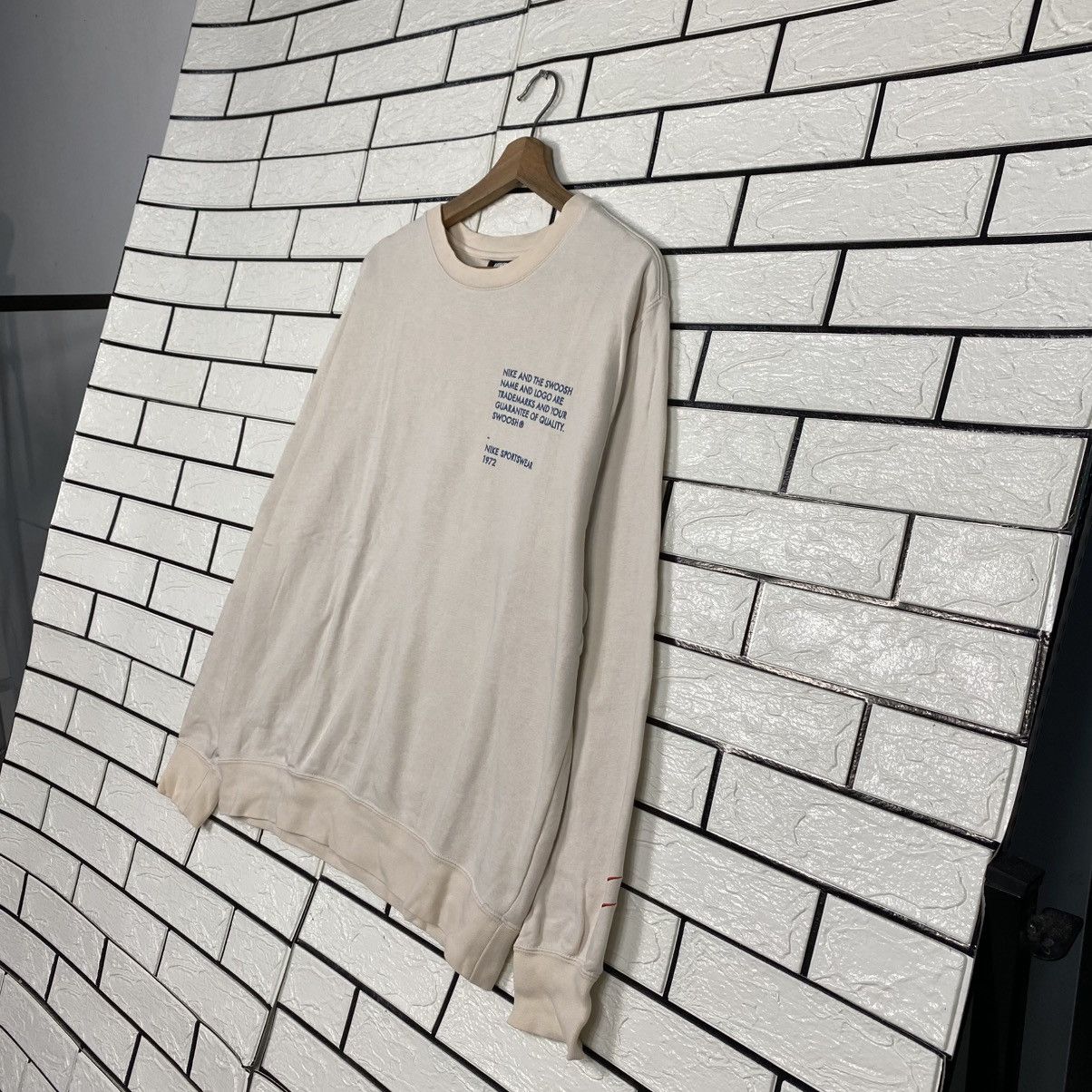 Nike 📌Jumper Sweatshirt Nike Big Style Swoosh Logo Size US L / EU 52-54 / 3 - 3 Thumbnail