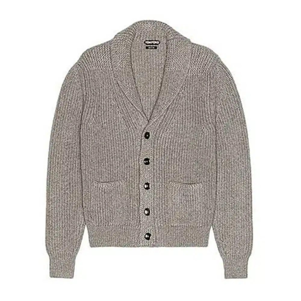 Tom Ford o1loc1c0824 Cashmere Cardigan in Grey Size US L / EU 52-54 / 3 - 1 Preview