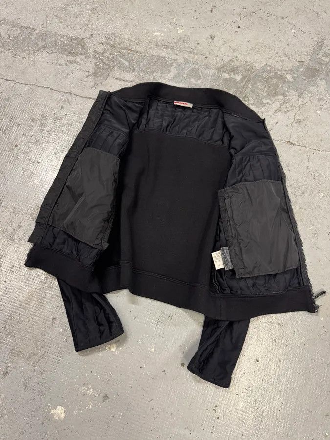 Prada SS2008 Prada Ski Black Tech Nylon Fleece Jacket Size US M / EU 48-50 / 2 - 5 Thumbnail