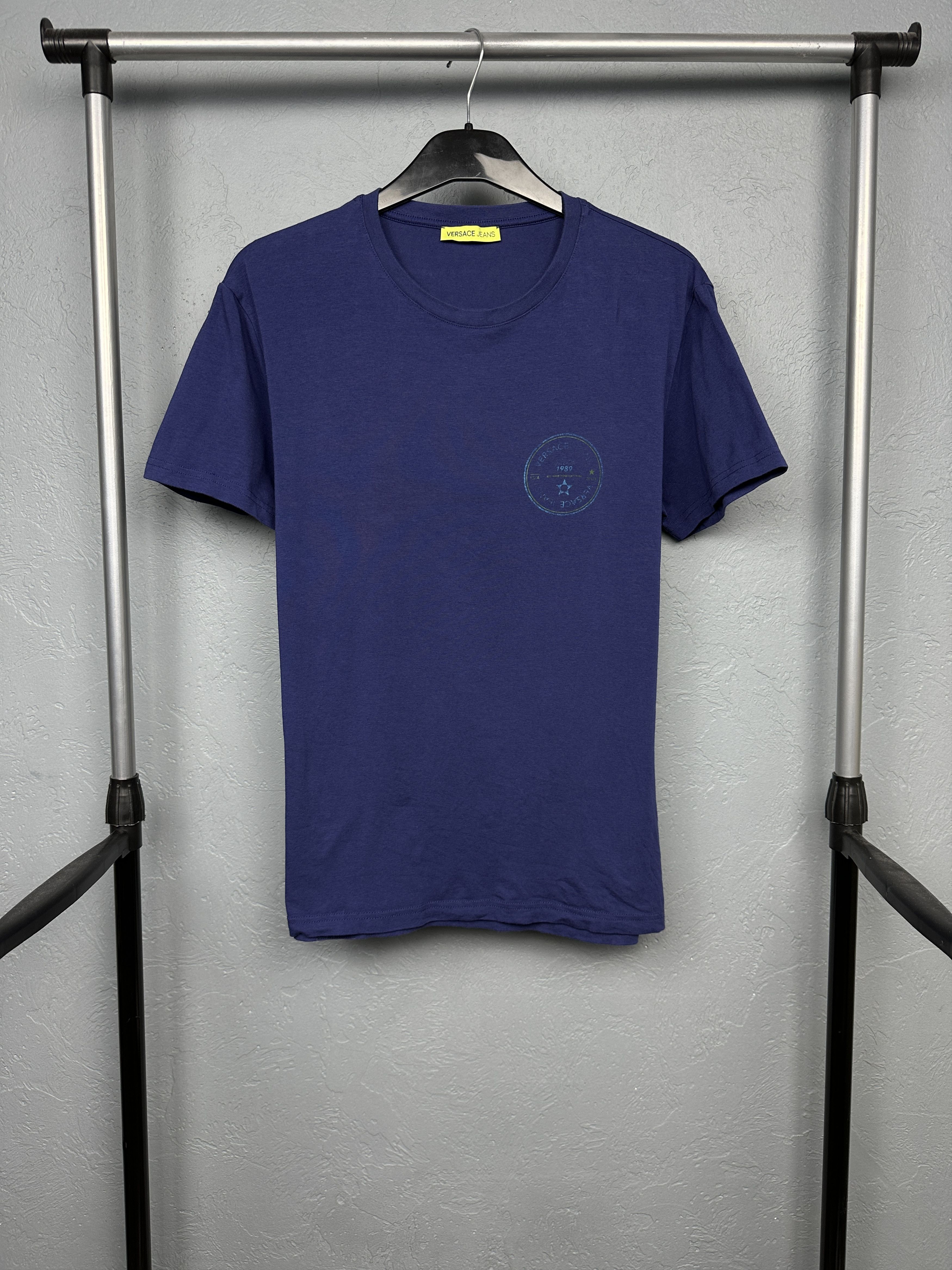 Versace Versace Jeans Mens Crew Neck T-Shirt Size US M / EU 48-50 / 2 - 1 Thumbnail