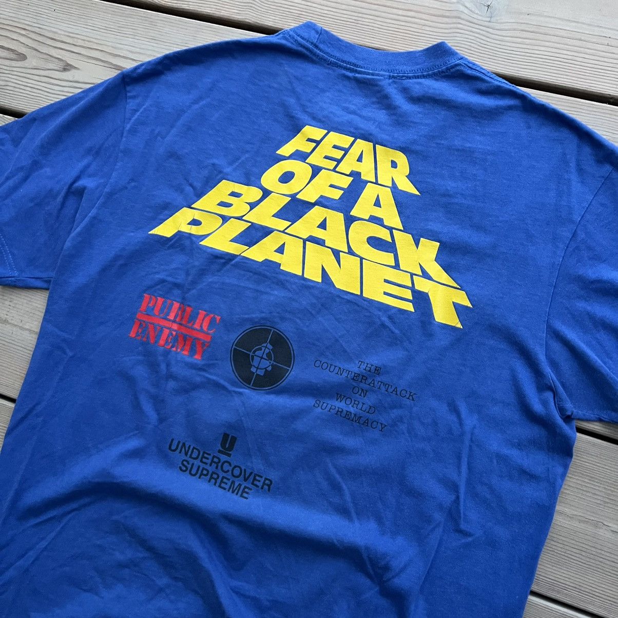 Public Enemy × Supreme × Undercover Supreme X Public Enemy X Undercover White House Tee Blue VTG Size US M / EU 48-50 / 2 - 9 Thumbnail
