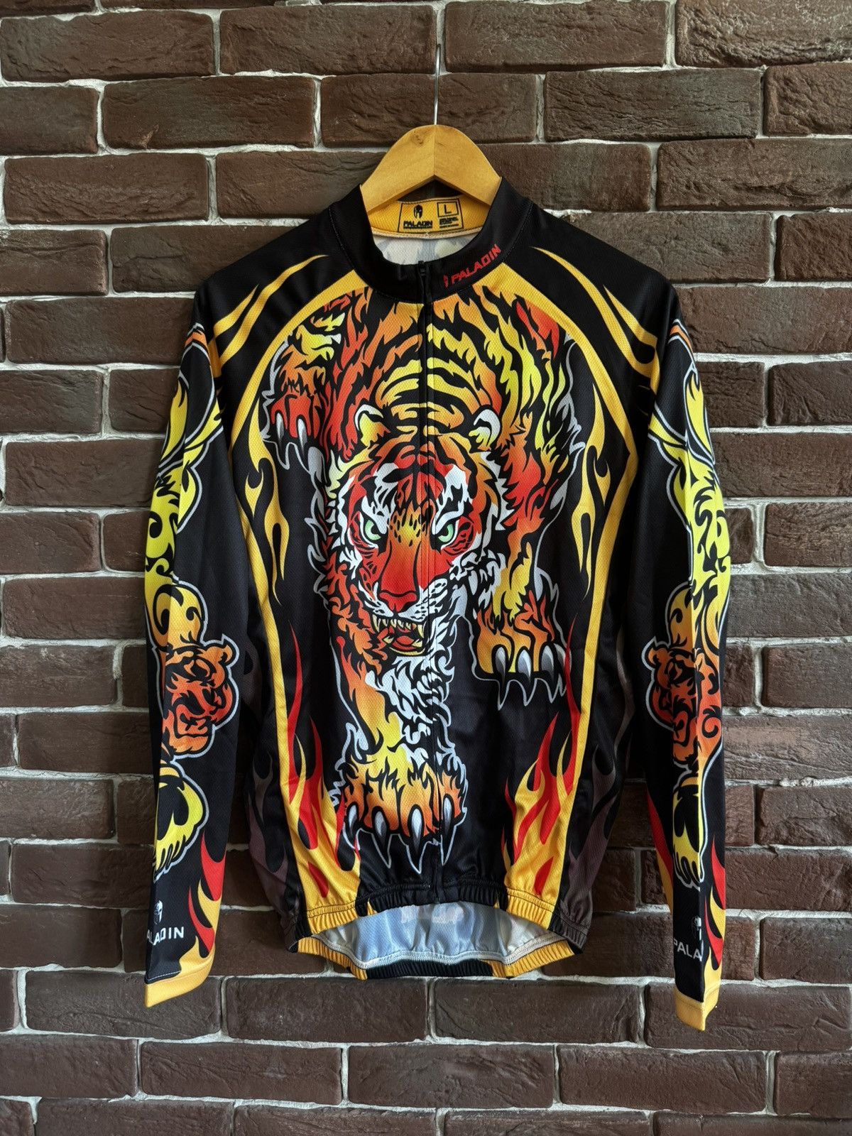 Other ONE OF A KIND Flaming Tiger Vintage Bike Jersey Hype Street Size US L / EU 52-54 / 3 - 2 Thumbnail