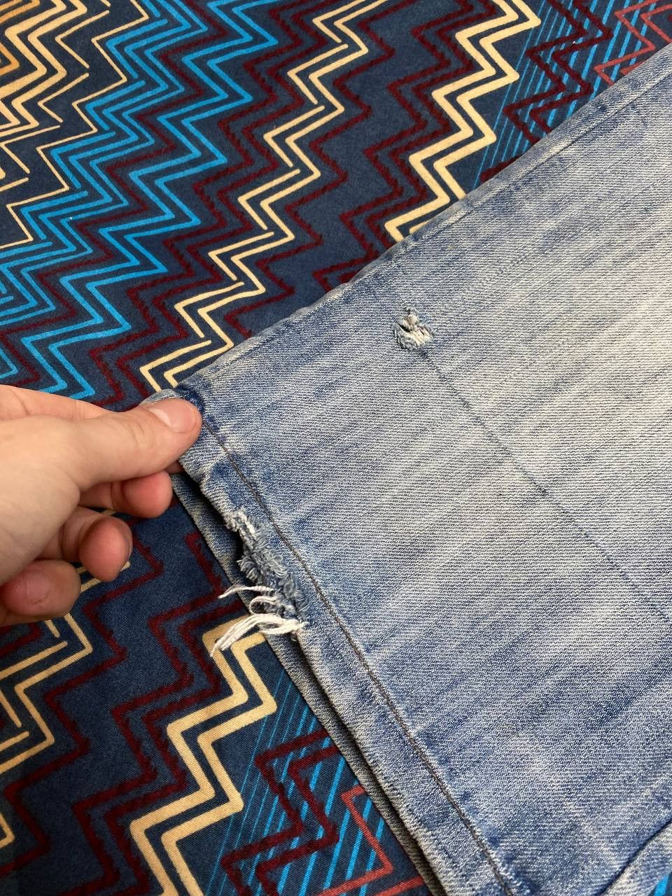 No Fear Denim Shorts jorts baggy cargo carpenter jnco style Size US 30 / EU 46 - 16 Thumbnail