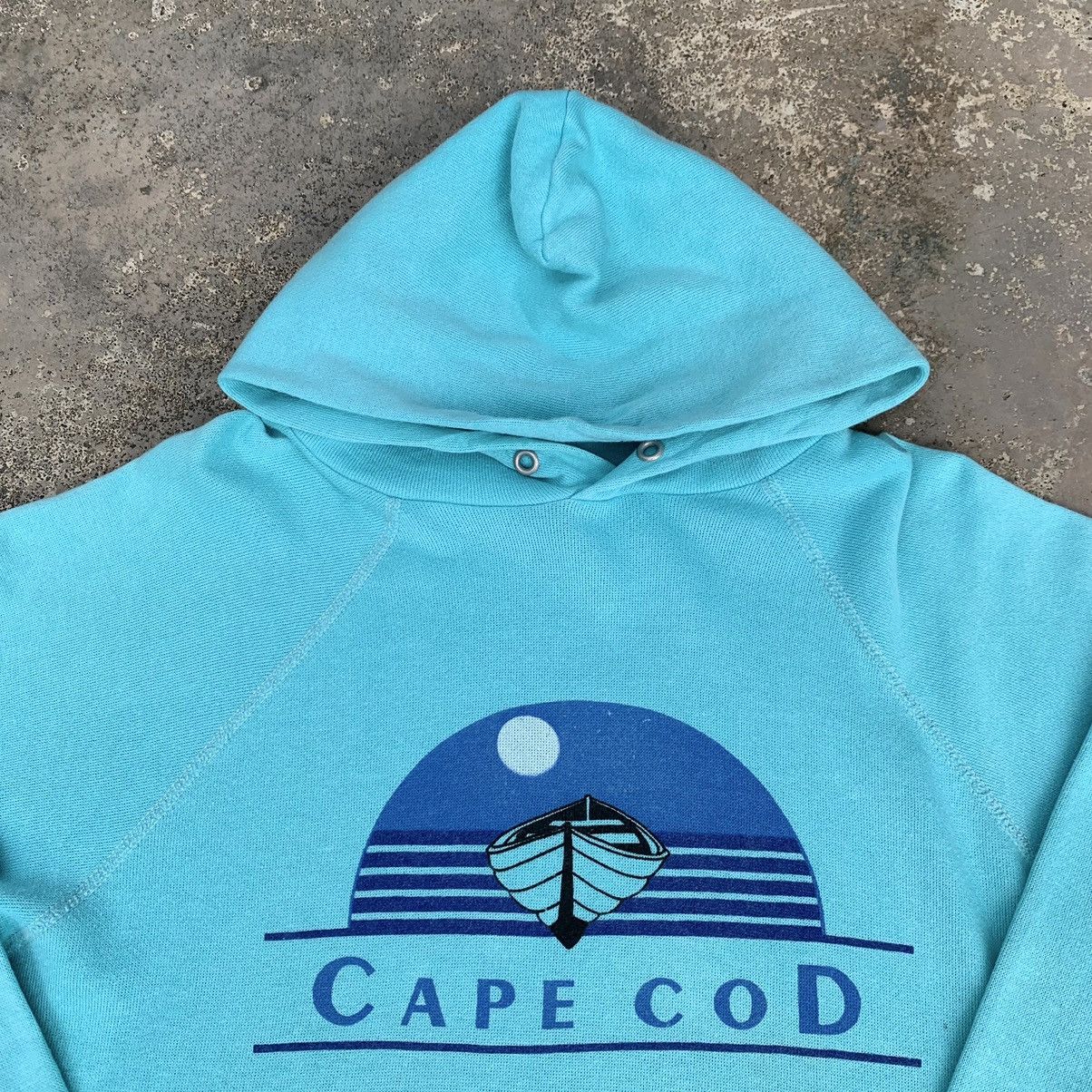 Tultex × Vintage Vintage 80s Tultex Cape Cod Hoodie Size US M / EU 48-50 / 2 - 4 Thumbnail