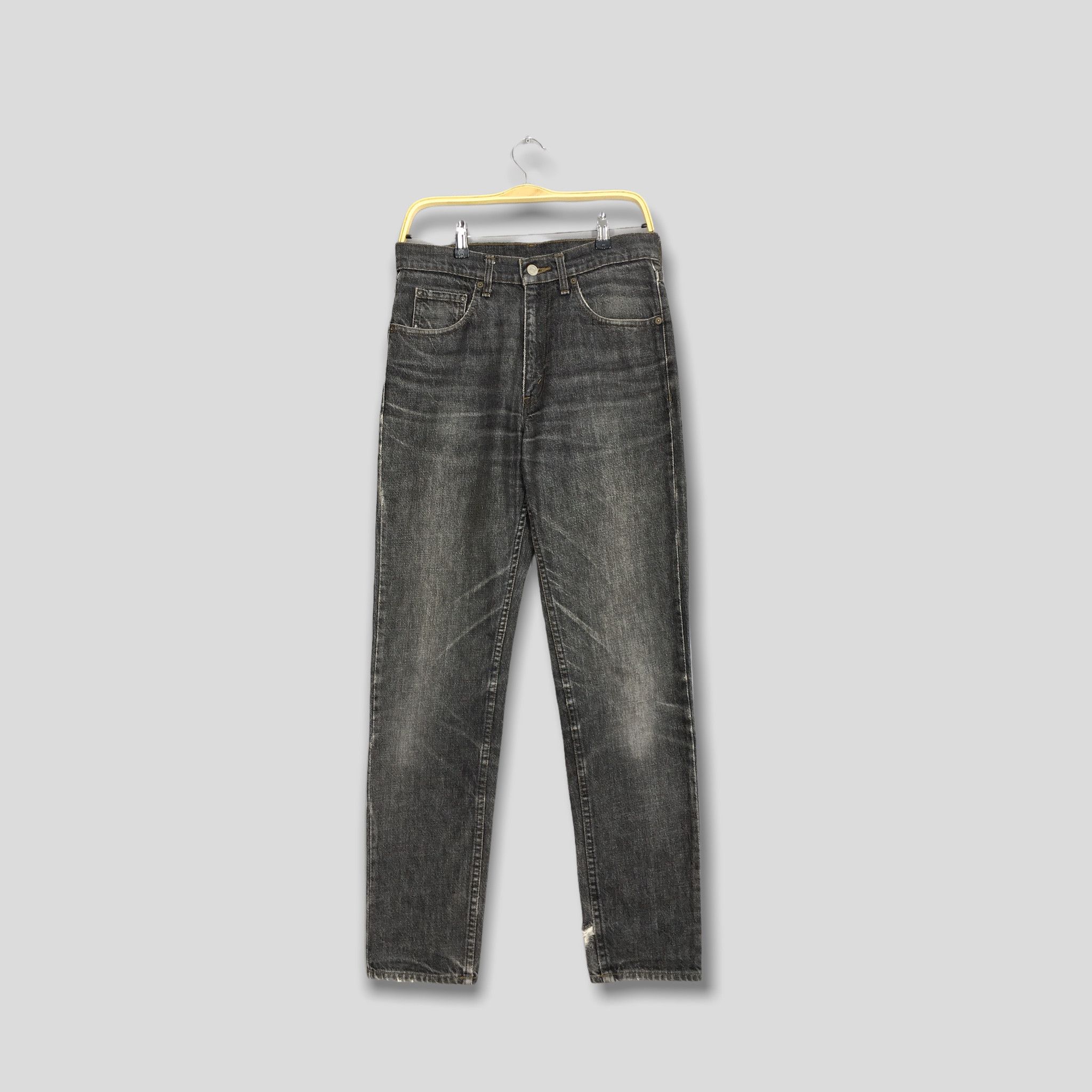 Jean × Levi's × Vintage Size 30x31 Vintage Levi's 603 Faded Black Jeans Size US 30 / EU 46 - 1 Thumbnail