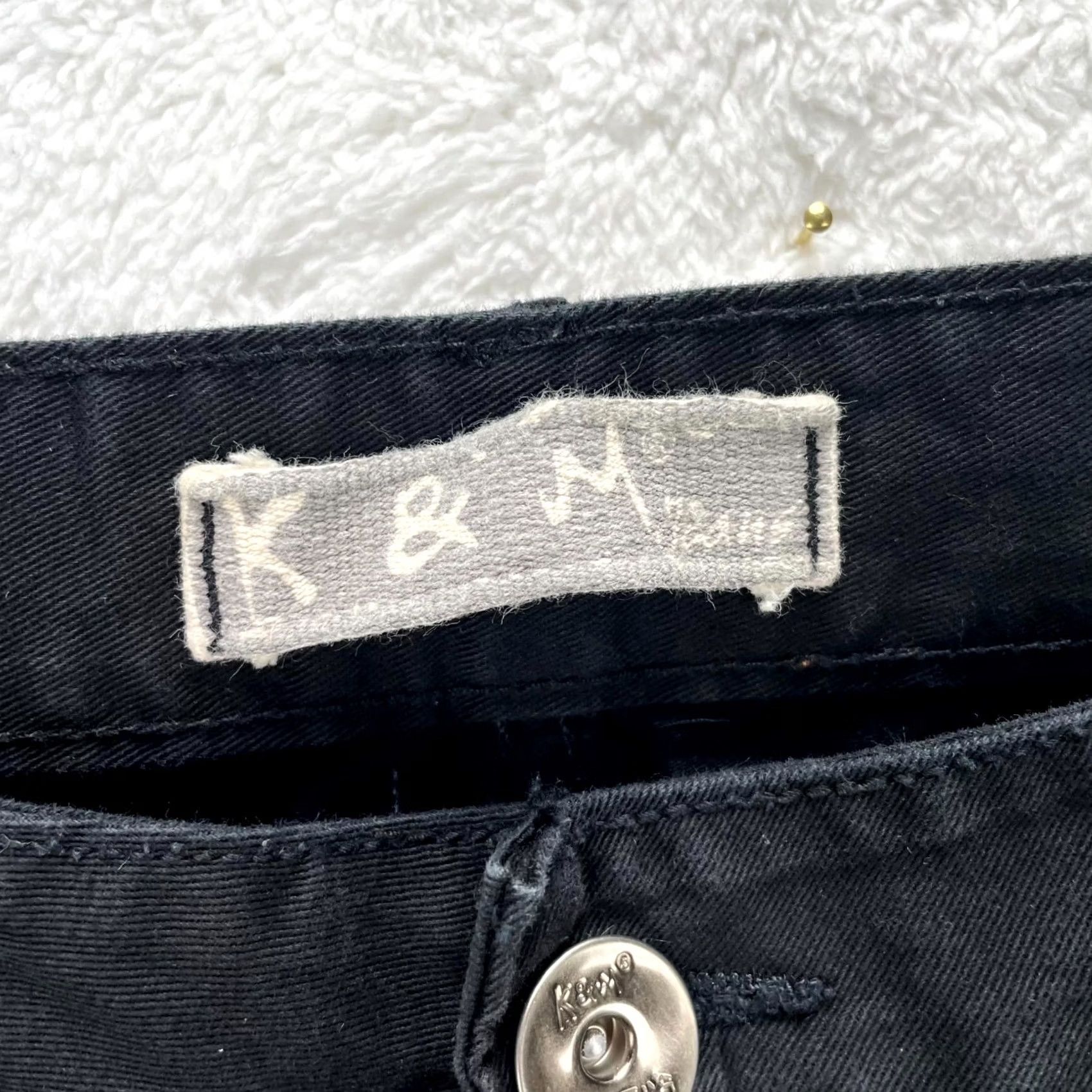 Vintage VINTAGE Kosmo Lupo Jeans Mens 34x31 Black Denim Straight Zipper Pockets Italy Min 34x31 Size US 34 / EU 50 - 4 Thumbnail