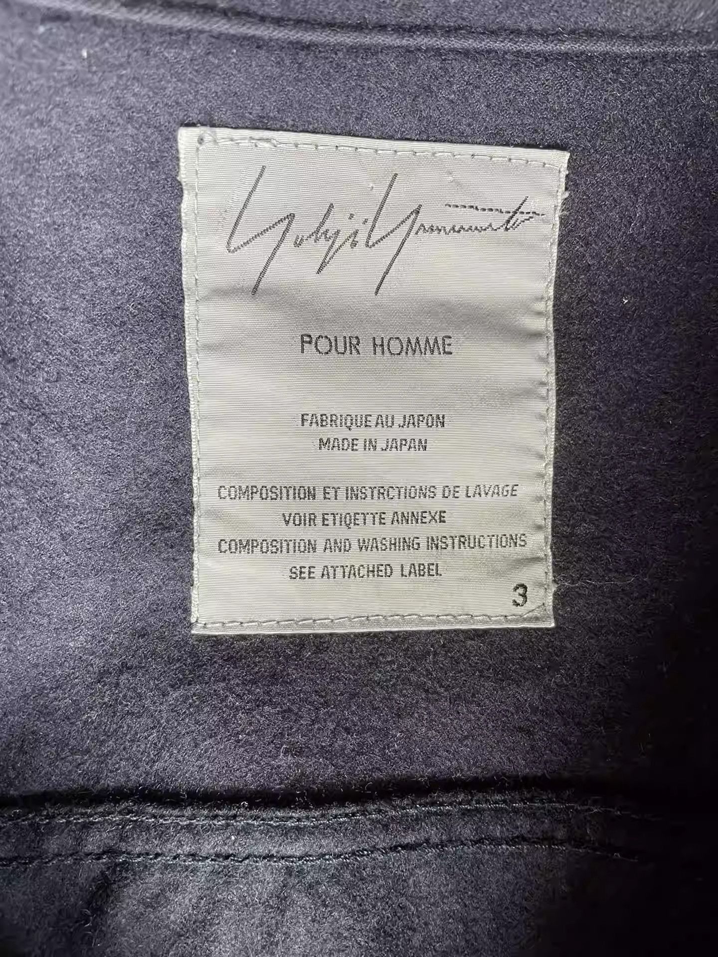 Yohji Yamamoto Yohji Yamamoto 01aw Wool Shirt-2505 Size US L / EU 52-54 / 3 - 3 Thumbnail