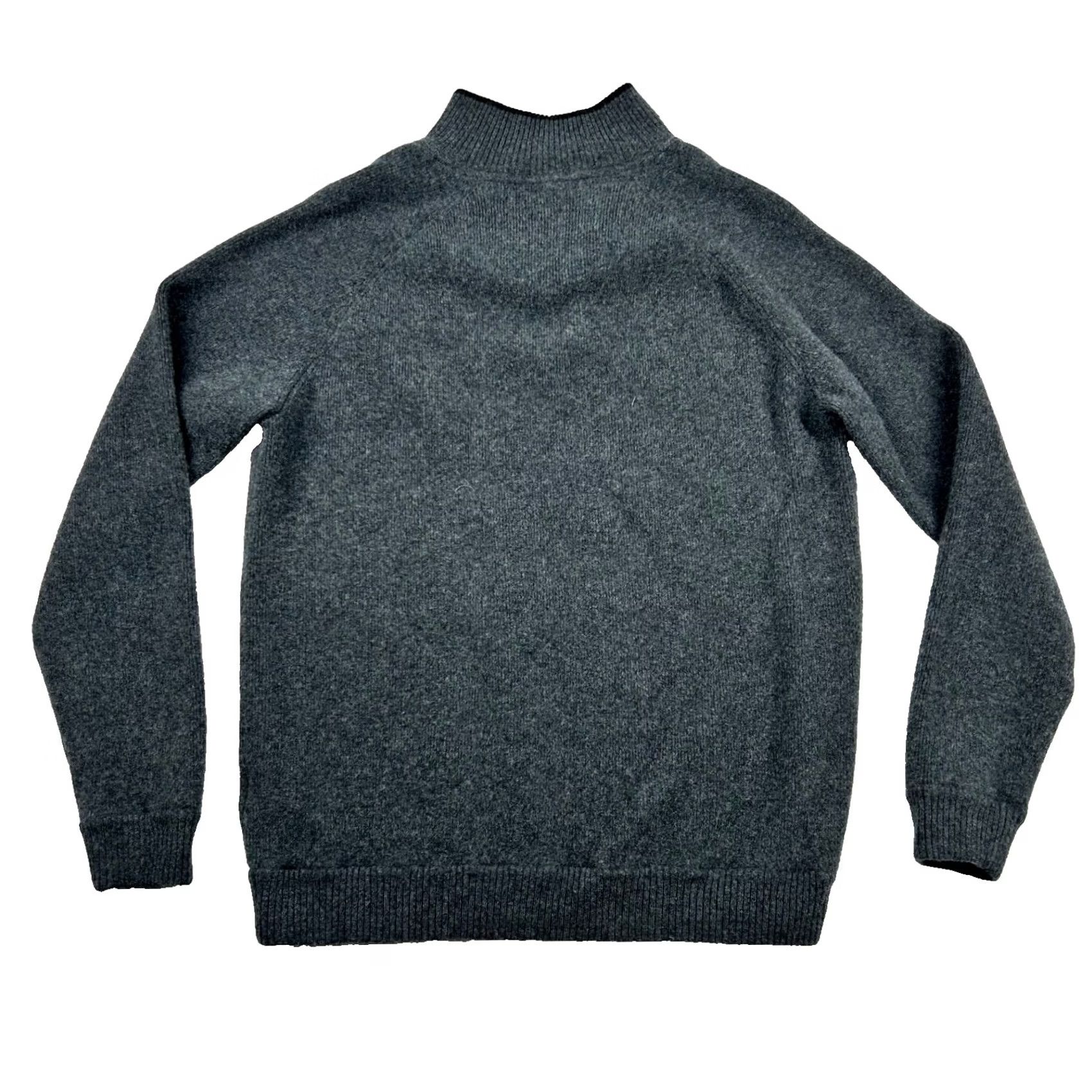 Robert Graham Robert Graham Sweater Mens M Wool Cashmere Blend 1/4 Zip Pullover Heather Gray Wool Gr ay Mock Neck Long Sleeve Vintage No Size US M / EU 48-50 / 2 - 2 Thumbnail