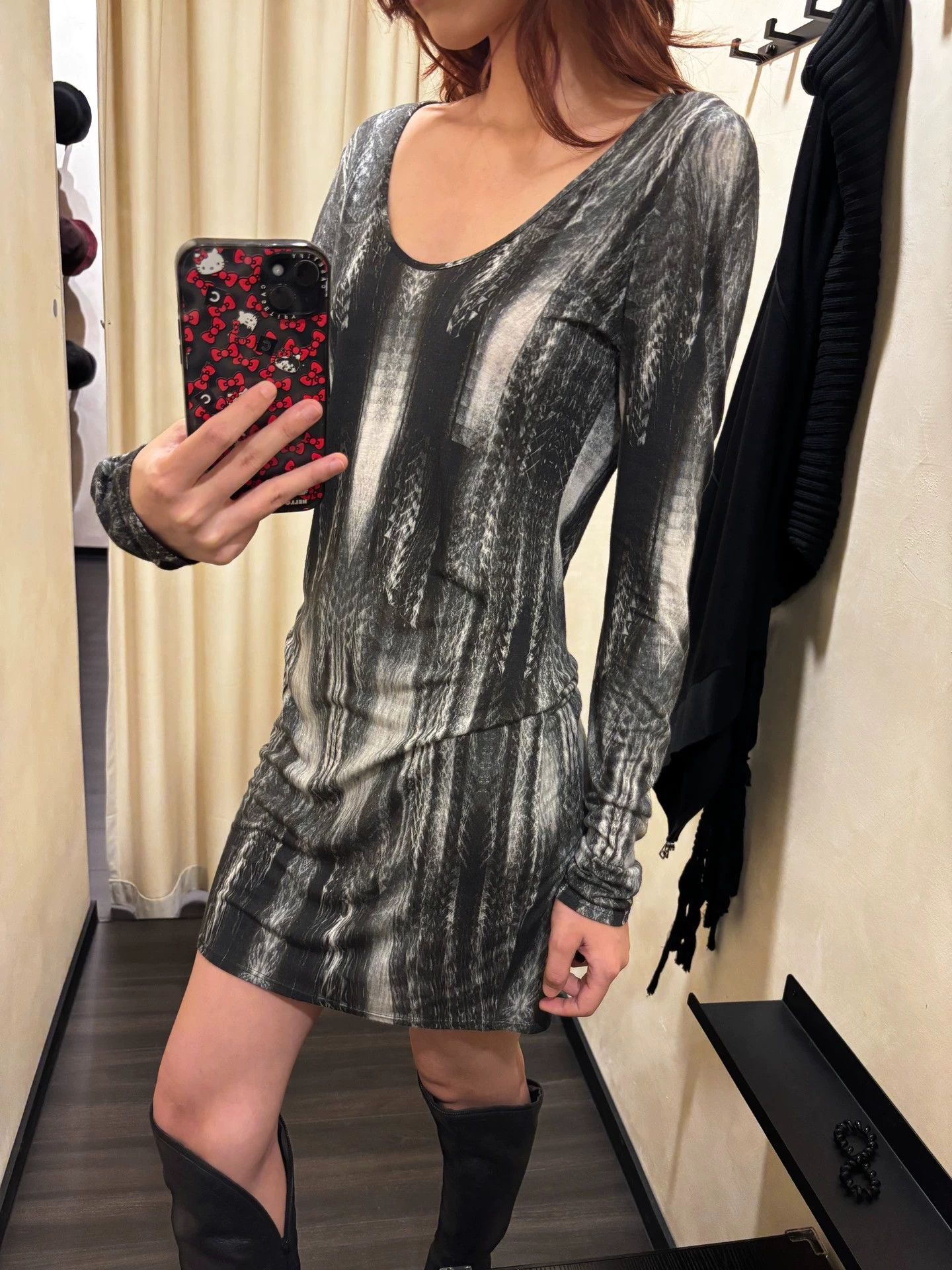 Helmut Lang Helmut Lang Totem Long Sleeve Dress Size M Size M / US 6-8 / IT 42-44 - 4 Thumbnail