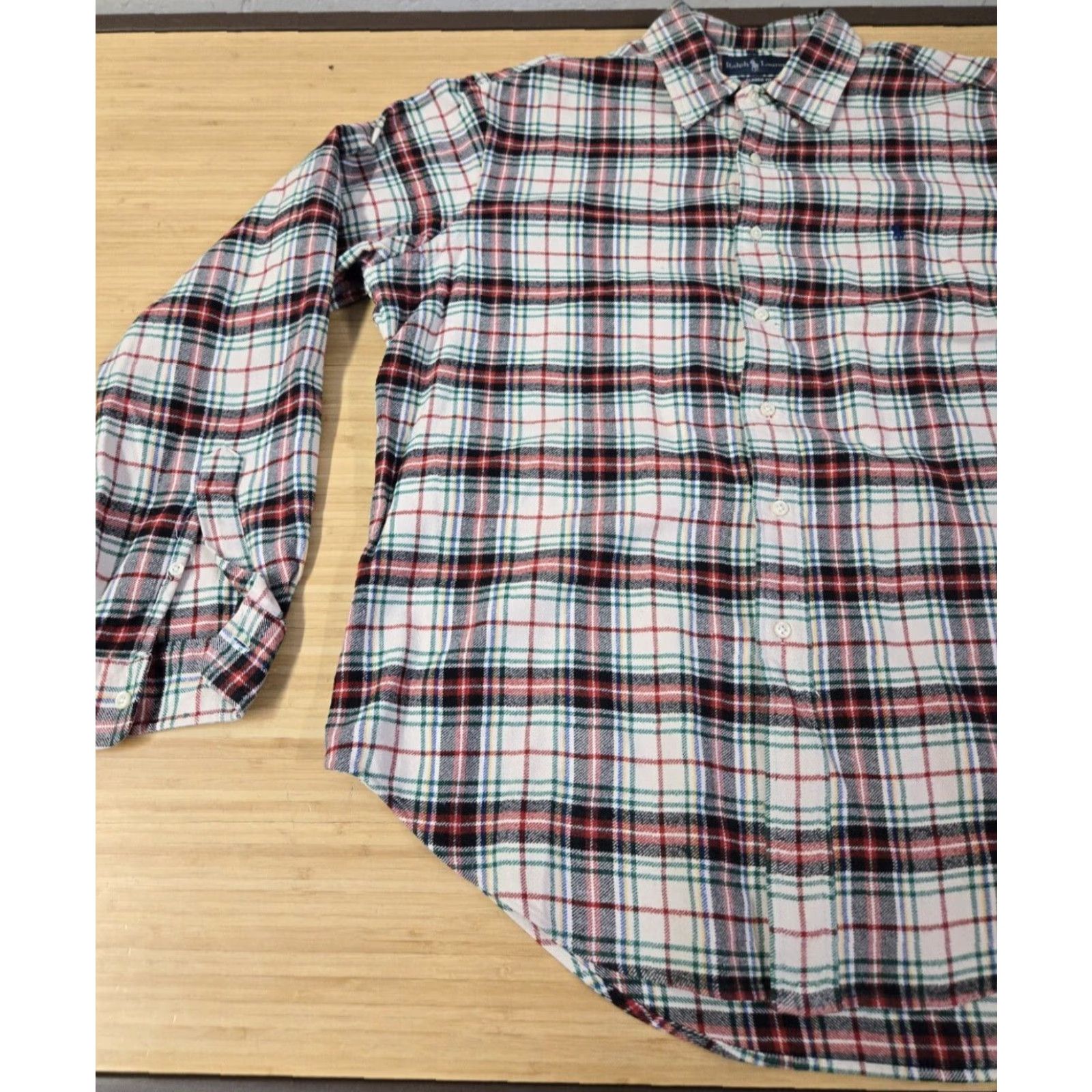 Polo Ralph Lauren Polo Ralph Lauren Shirt Men's Plaid XL Long Sleeve Button Classic Fit Cotton Size US XL / EU 56 / 4 - 3 Thumbnail