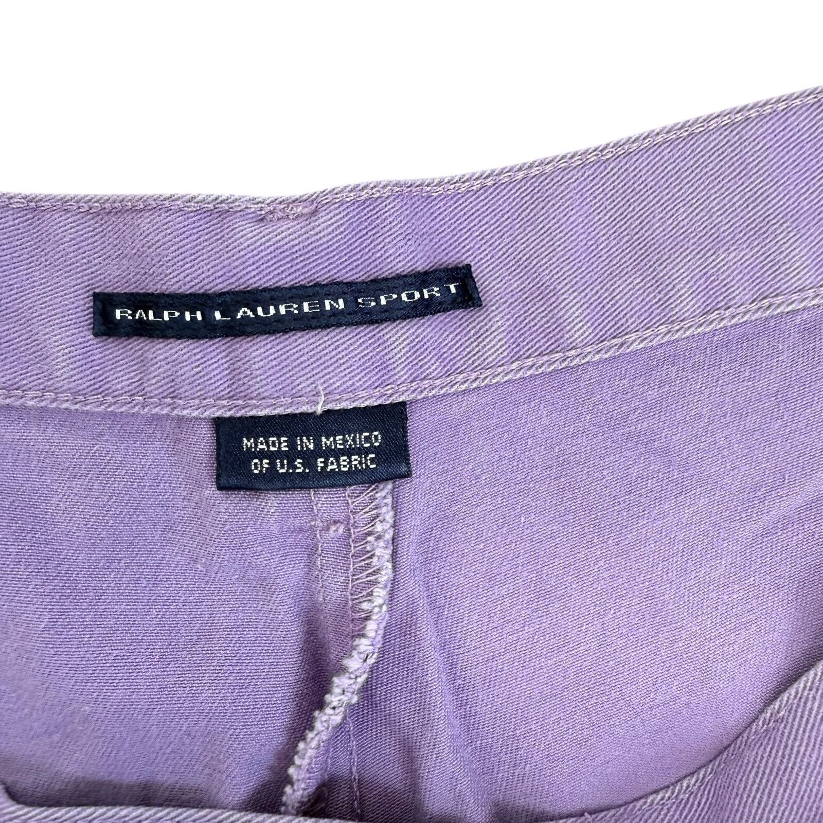 Ralph Lauren Sport Ralph Lauren Sport Purple Chino Shorts 12 Size 34" / US 12 / IT 48 - 4 Thumbnail