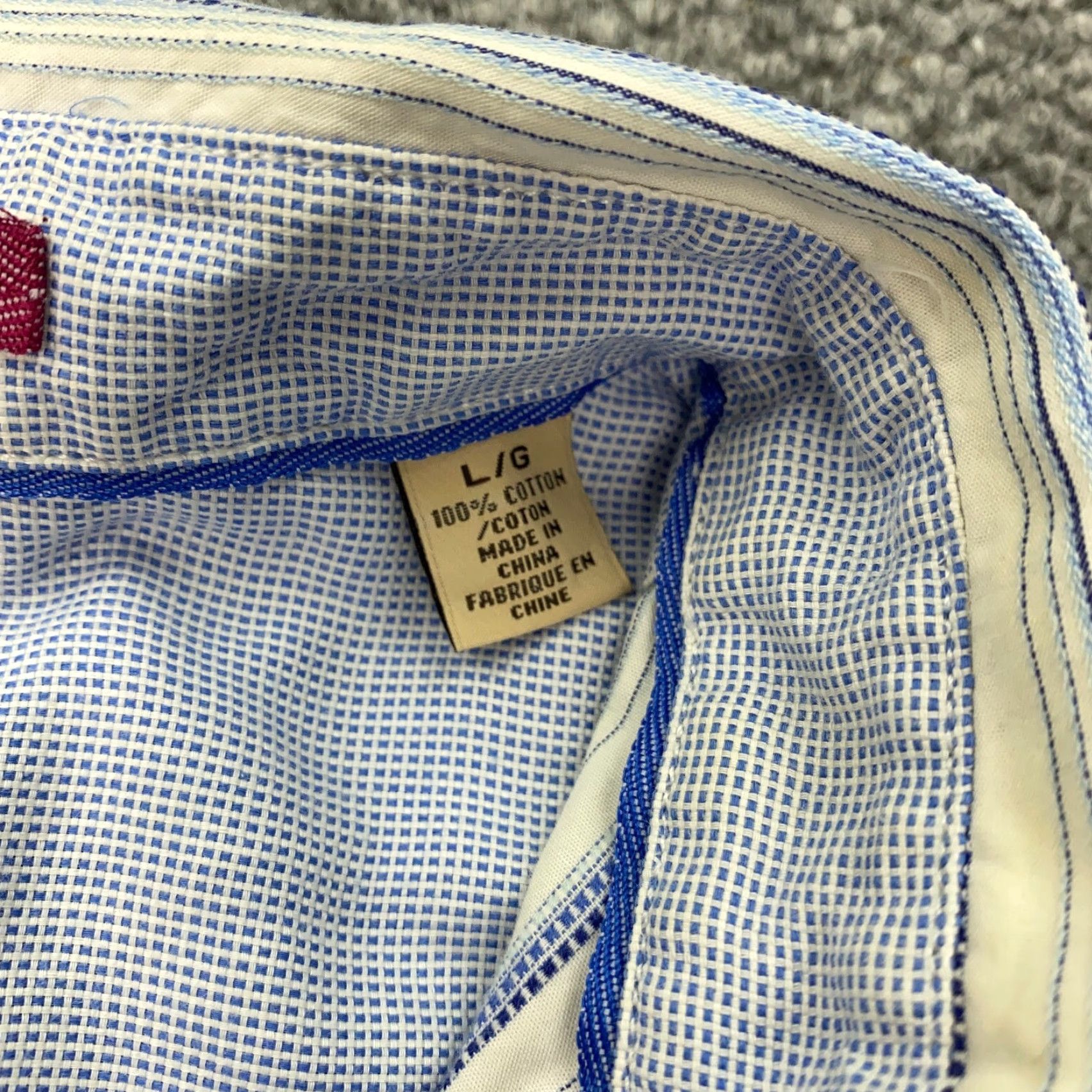 Tommy Bahama Tommy Bahama Linen Shirt Mens L Striped Button-Up Long Sleeve Casual, Travel, Beach Mens Shirt Size US L / EU 52-54 / 3 - 7 Thumbnail