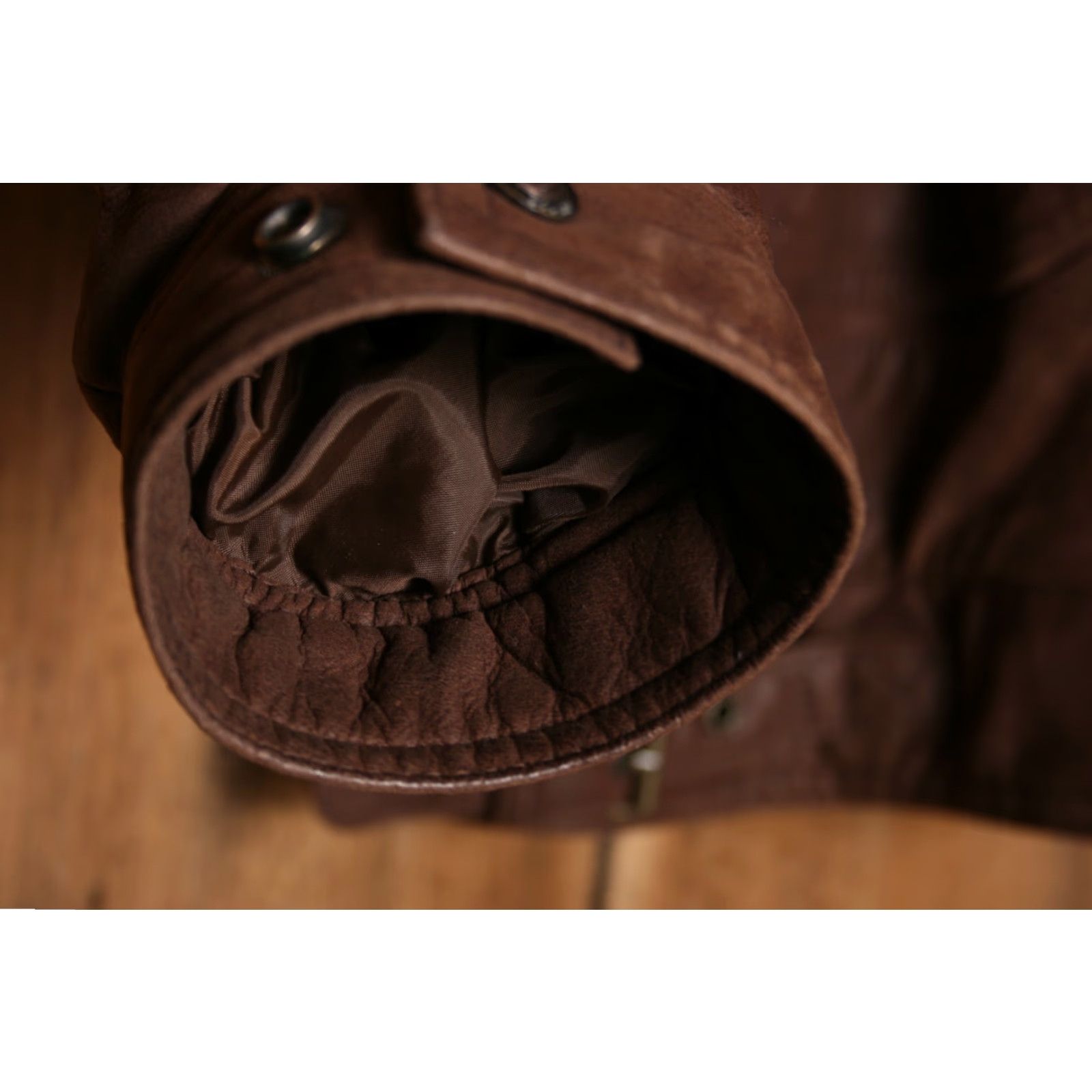 Vintage VINTAGE Wilsons Adventure Bound Leather Jacket Bomber Jacket w/ Zip-Out Liner Sz. L Brown Men Size US L / EU 52-54 / 3 - 6 Thumbnail
