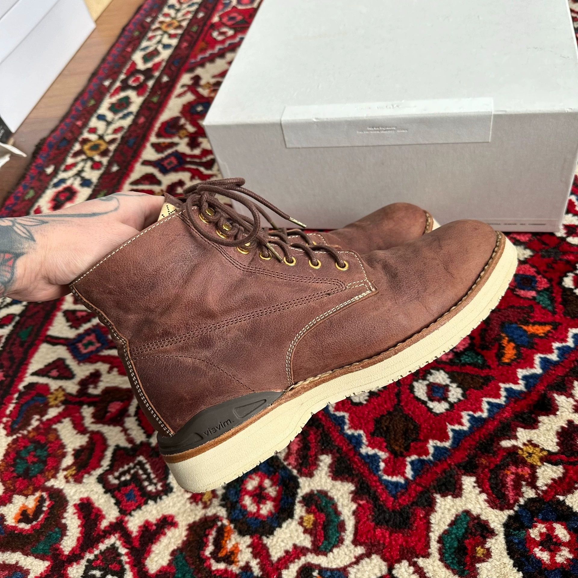 Visvim visvim 22aw virgil boots folk 8.5 rare kangaroo 9.5-9.8/10 Size US 9.5 / EU 42-43 - 3 Thumbnail