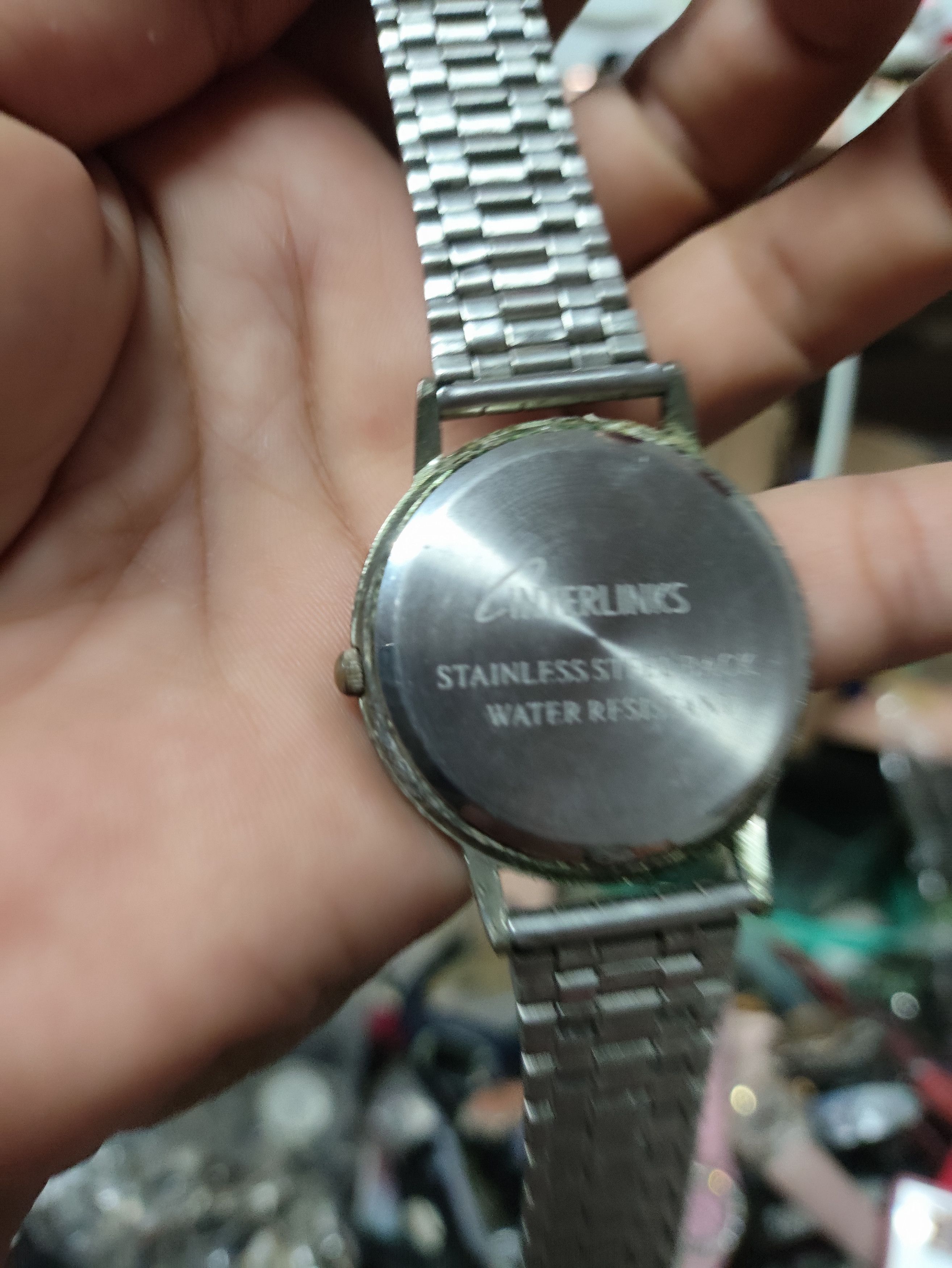 Vintage Vintage "Interlink" Watch JAPAN MOVEMENT Size ONE SIZE - 8 Thumbnail