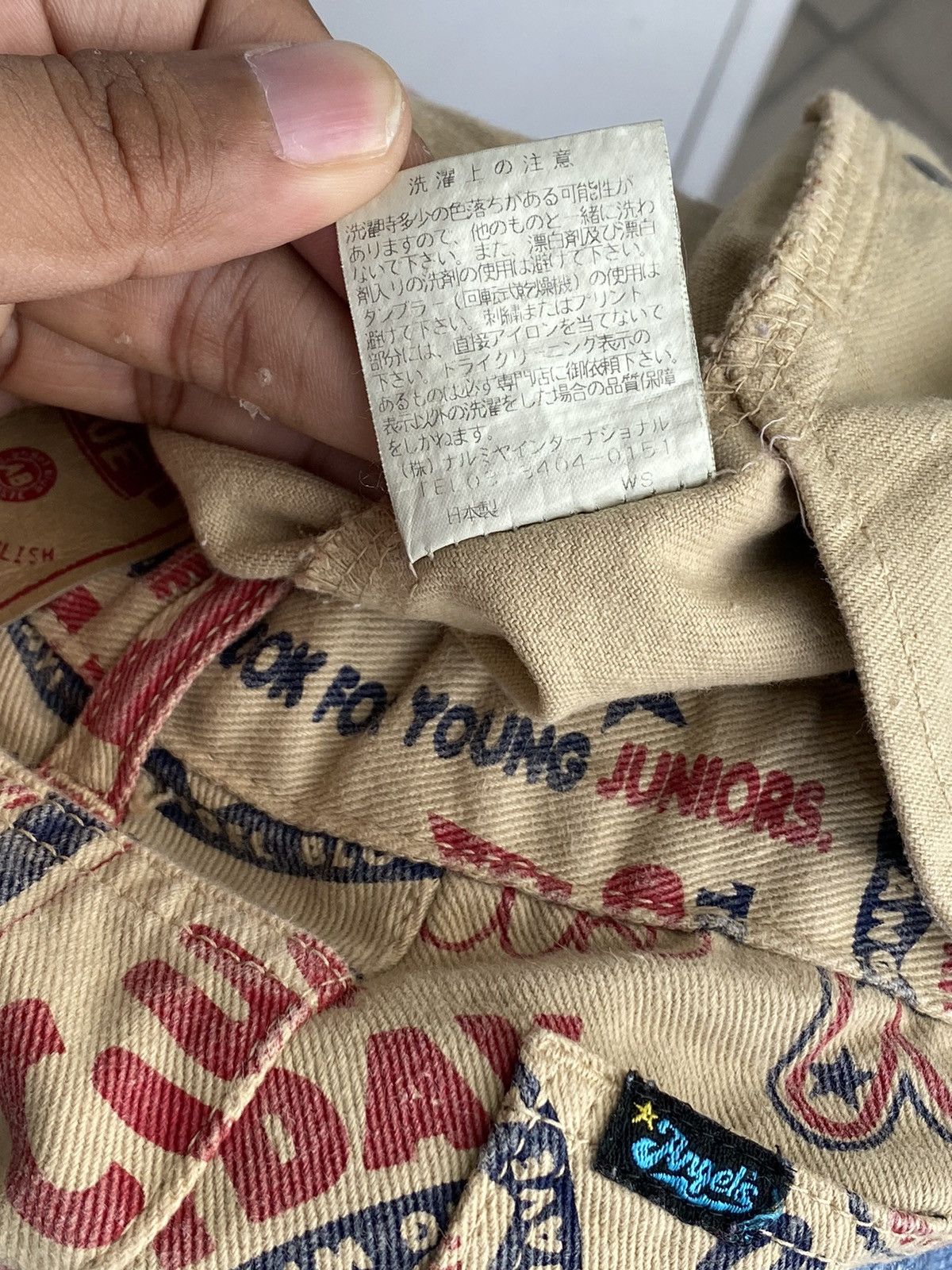 Angel Blue Vintage Angel Blue Printed All Overprinted / Hysteric Size US 26 / EU 42 - 13 Thumbnail