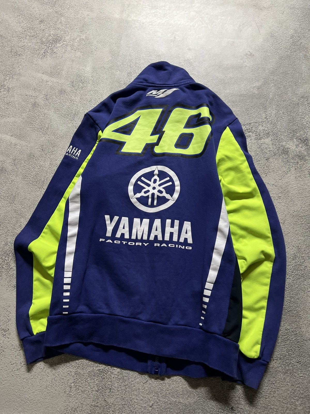 Vintage × Yamaha Vintage Y2k Yamaha💙 Factory Racing Over Print Zip Sweatshirt Size US XS / EU 42 / 0 - 7 Thumbnail
