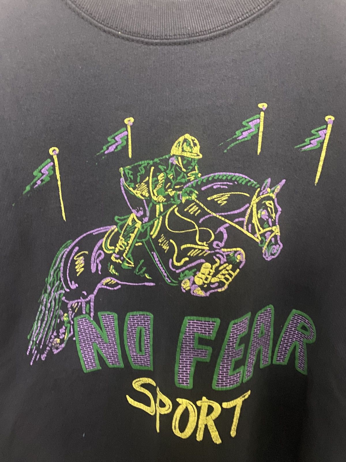 Fruit Of The Loom Vintage No Fear Sport Sweatshirt Size US M / EU 48-50 / 2 - 3 Thumbnail