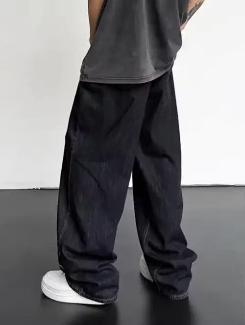 VIBE Hip Hop Distressed Patchwork Trousers Loose Casual Size US 32 / EU 48 - 5 Thumbnail