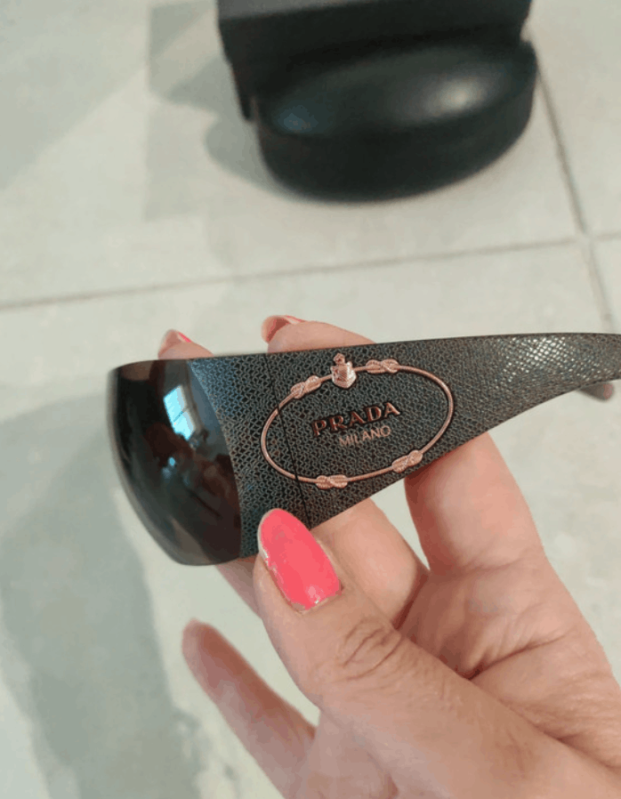Prada PRADA Sunglasses Flame 2004 Star Mask Fire Chrome Silver Size ONE SIZE - 1 Thumbnail