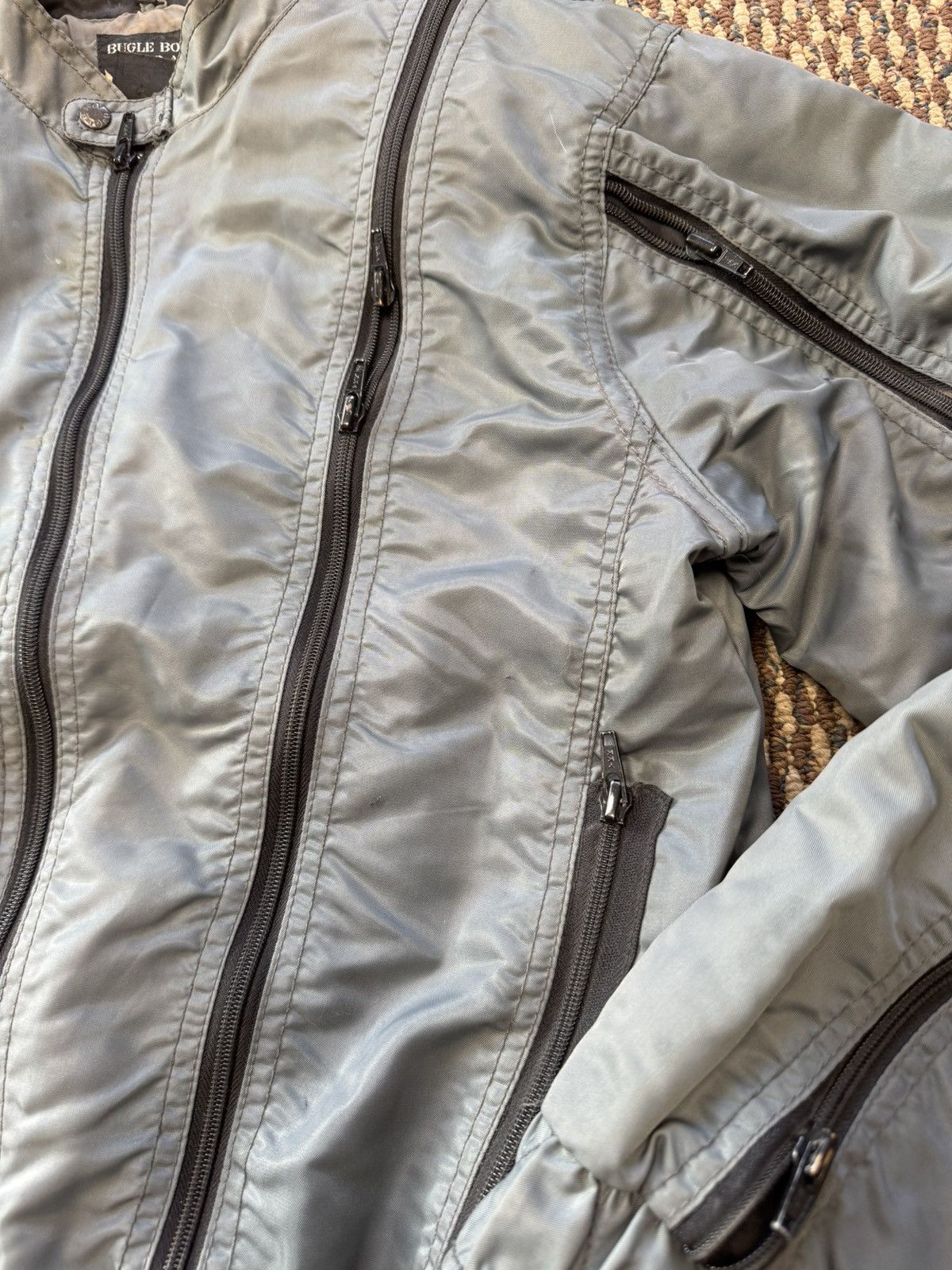 Bugle Boy × Diesel 80s vintage bugle boy zipper detail bomber Size US XS / EU 42 / 0 - 2 Thumbnail