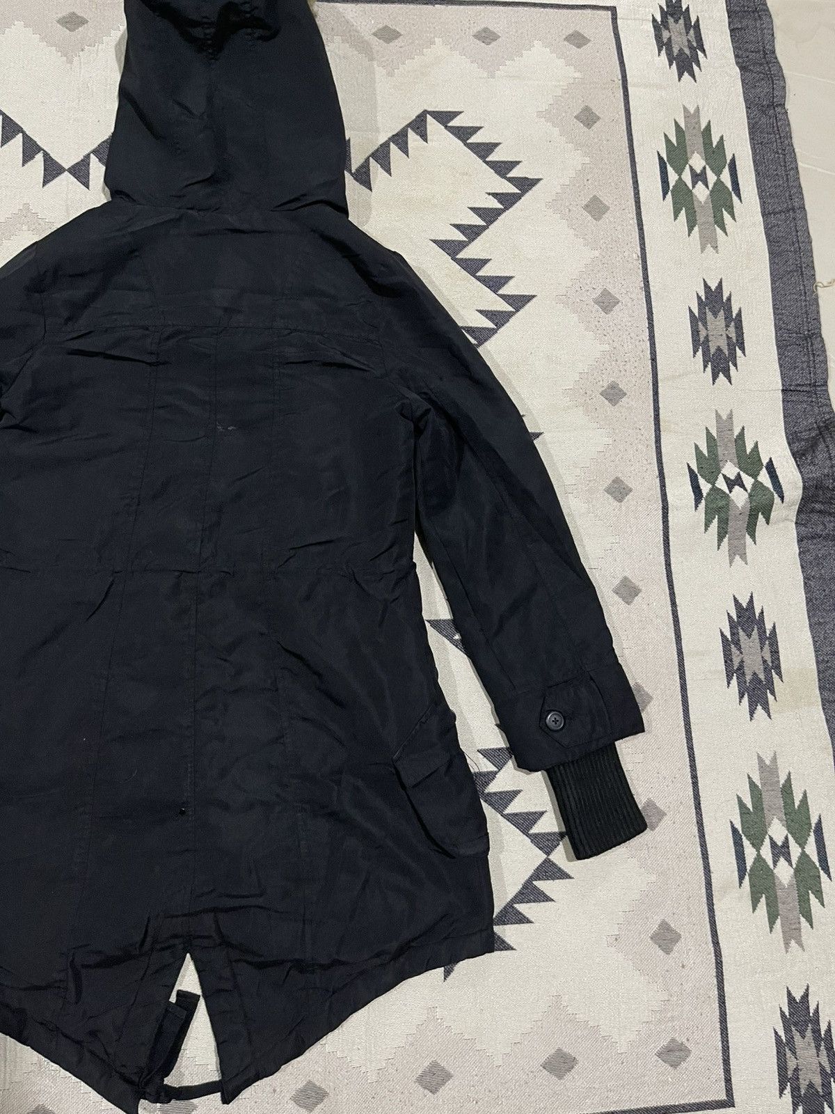 Von Dutch 2000s VON DUTCH MULTIPOCKET FISH TAIL FUR HOODIE PUNK PARKA Size M / US 6-8 / IT 42-44 - 13 Thumbnail
