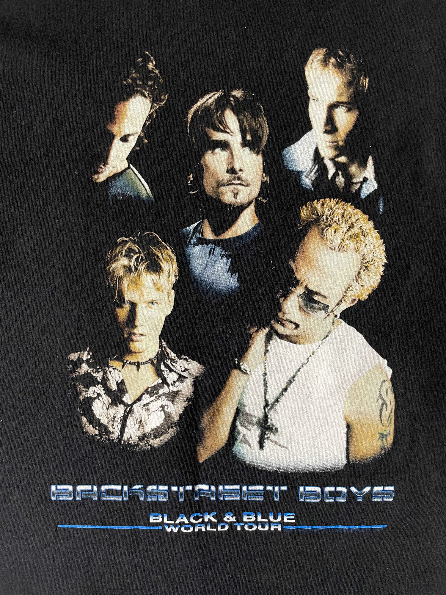 2001 'Black & Blue World Tour' Backstreet Boys T-Shirt