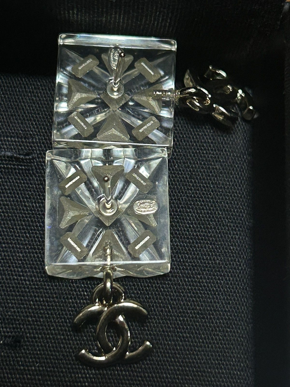Chanel Chanel Resin Square Logo Earrings Size ONE SIZE - 12 Thumbnail