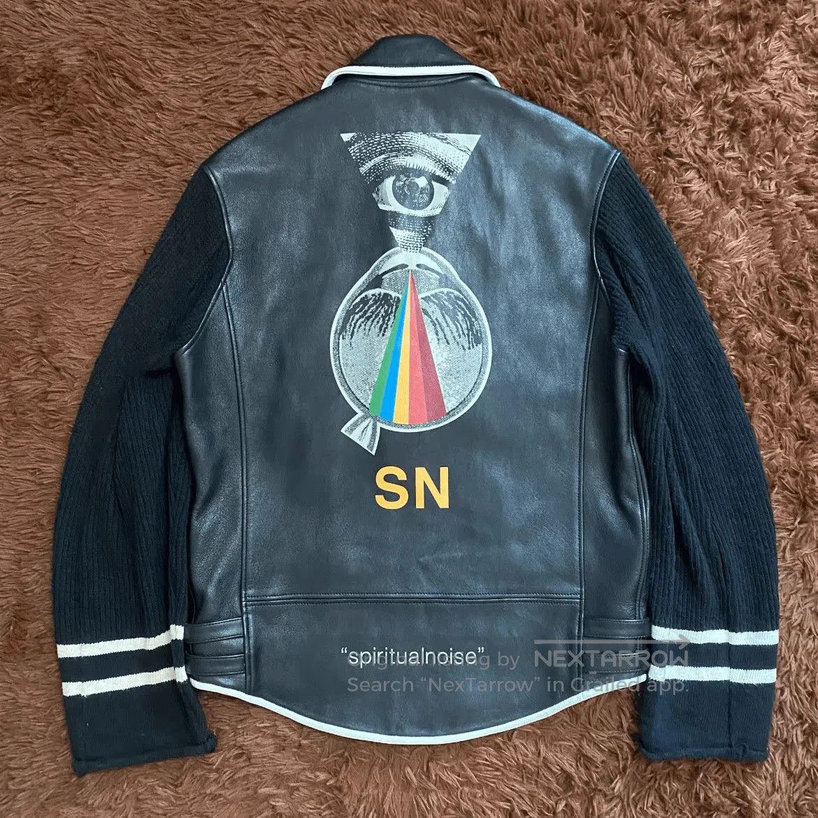 Undercover Sz 2 Undercover 18SS Spirtualnoise Leather Jacket. Size US M / EU 48-50 / 2 - 1 Thumbnail