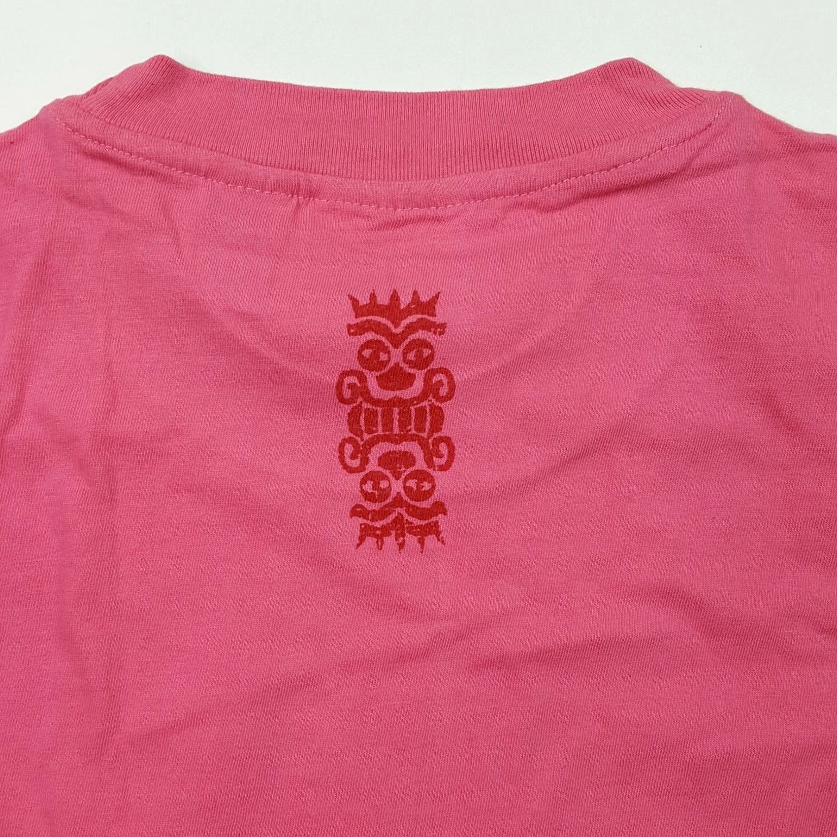 Pinko VTG 90s Pink Tribal Tie-Dye Men's XL Hawaiian Aztec Sports T Shirt Navy? Size US XL / EU 56 / 4 - 6 Thumbnail