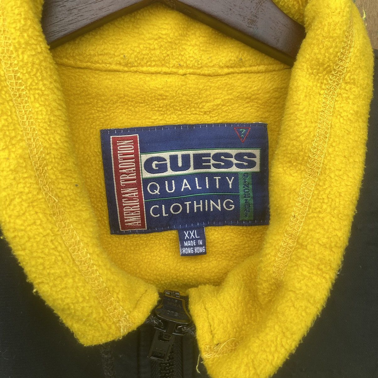 Guess Vintage Guess Baggy Fleece Jacket Size US XXL / EU 58 / 5 - 3 Thumbnail