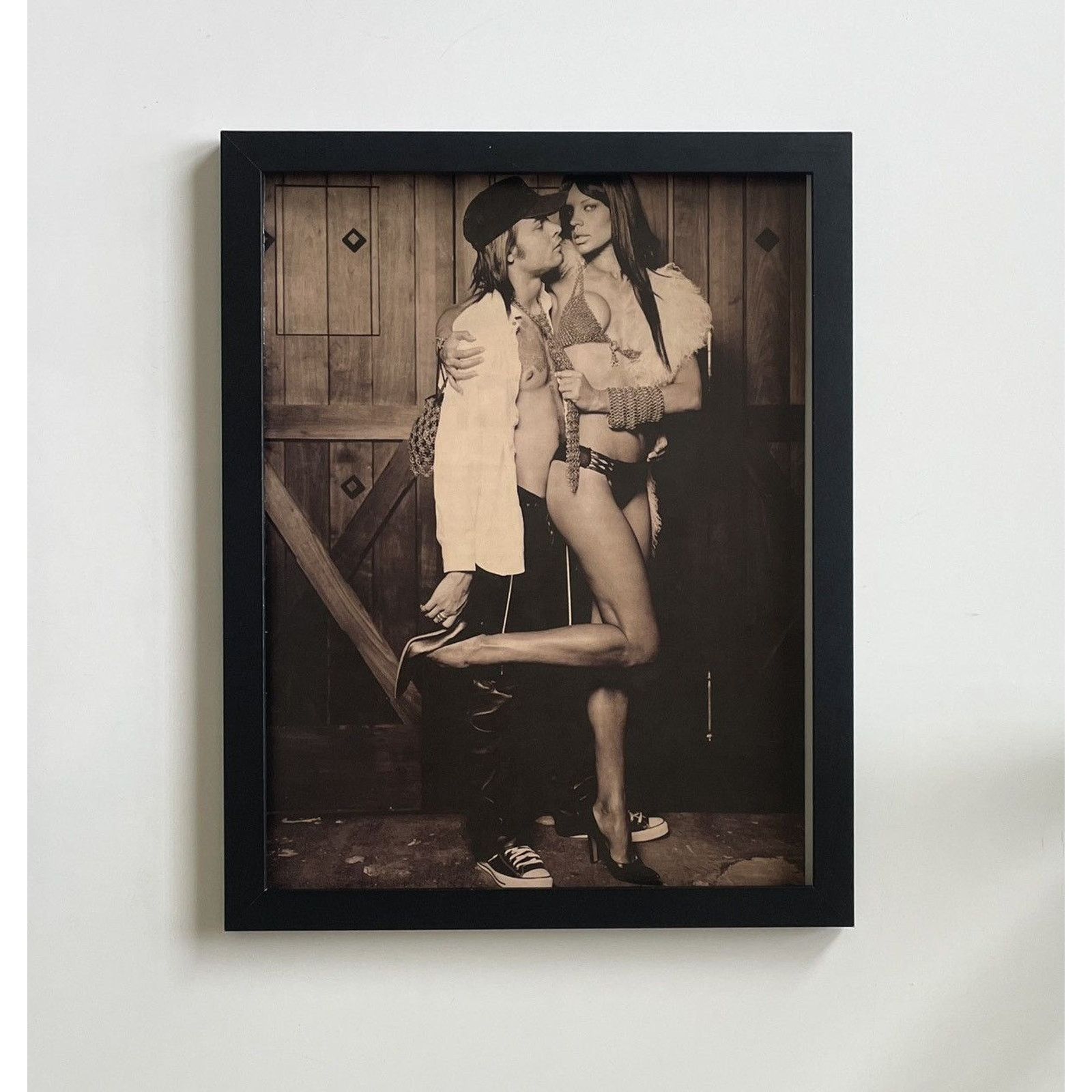 Chrome Hearts × Vintage Chrome Hearts vintage photo Poster framed 9x11 Size ONE SIZE - 1 Thumbnail