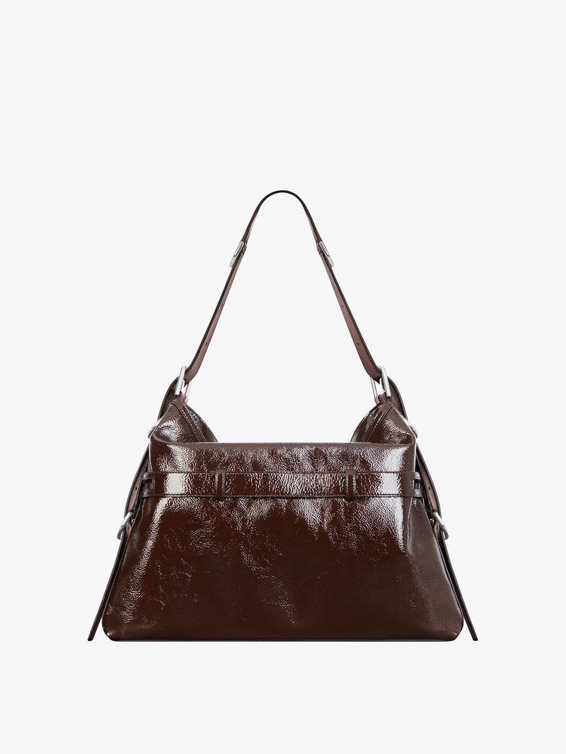 Givenchy o1a51so10726 Size:OS/ Medium Voyou Bag Leather Multi-Buckles Size ONE SIZE - 4 Thumbnail