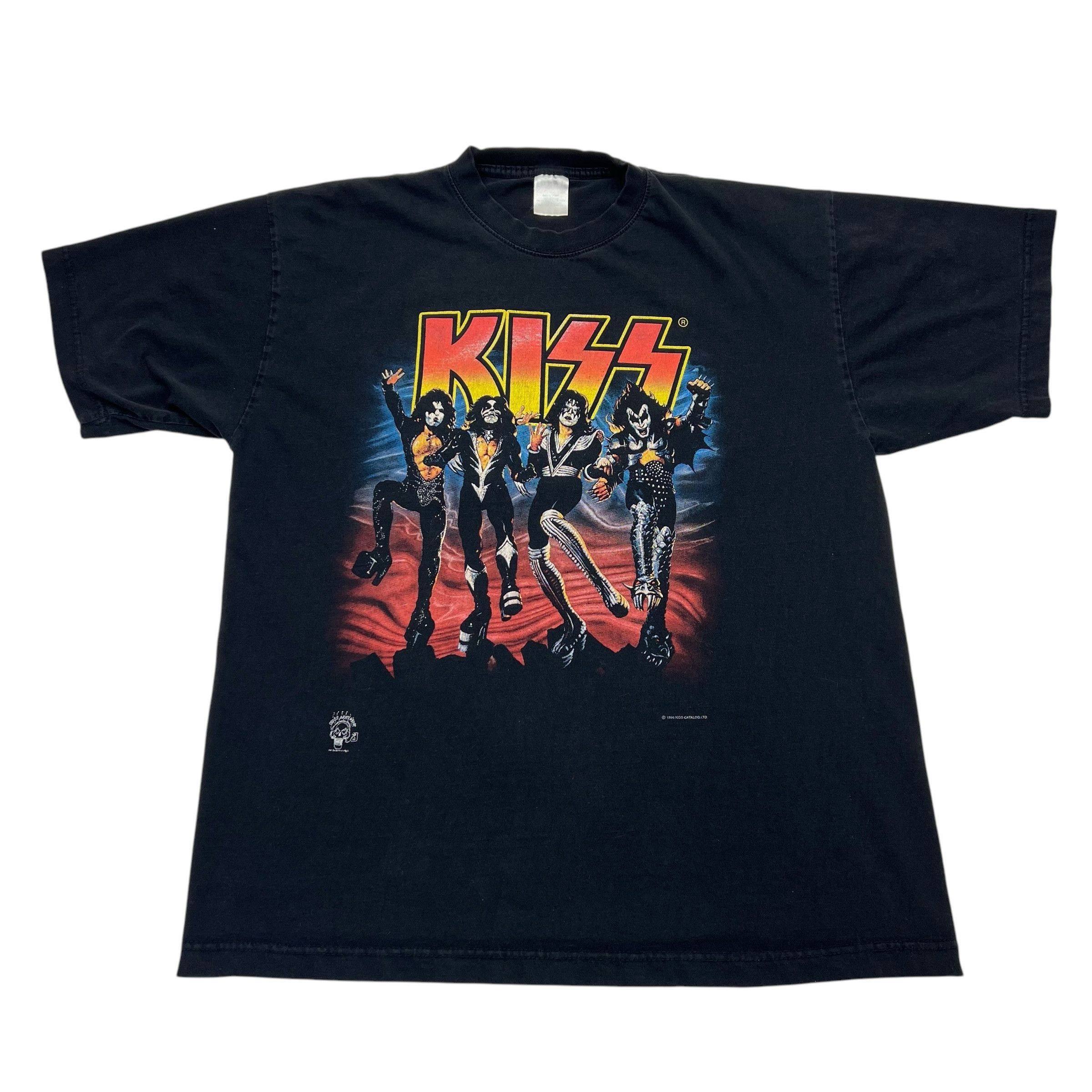Band Tees × KISS × Vintage Vintage 1996 Kiss Destroyer 20 Years Of Destruction Band Size US L / EU 52-54 / 3 - 1 Thumbnail