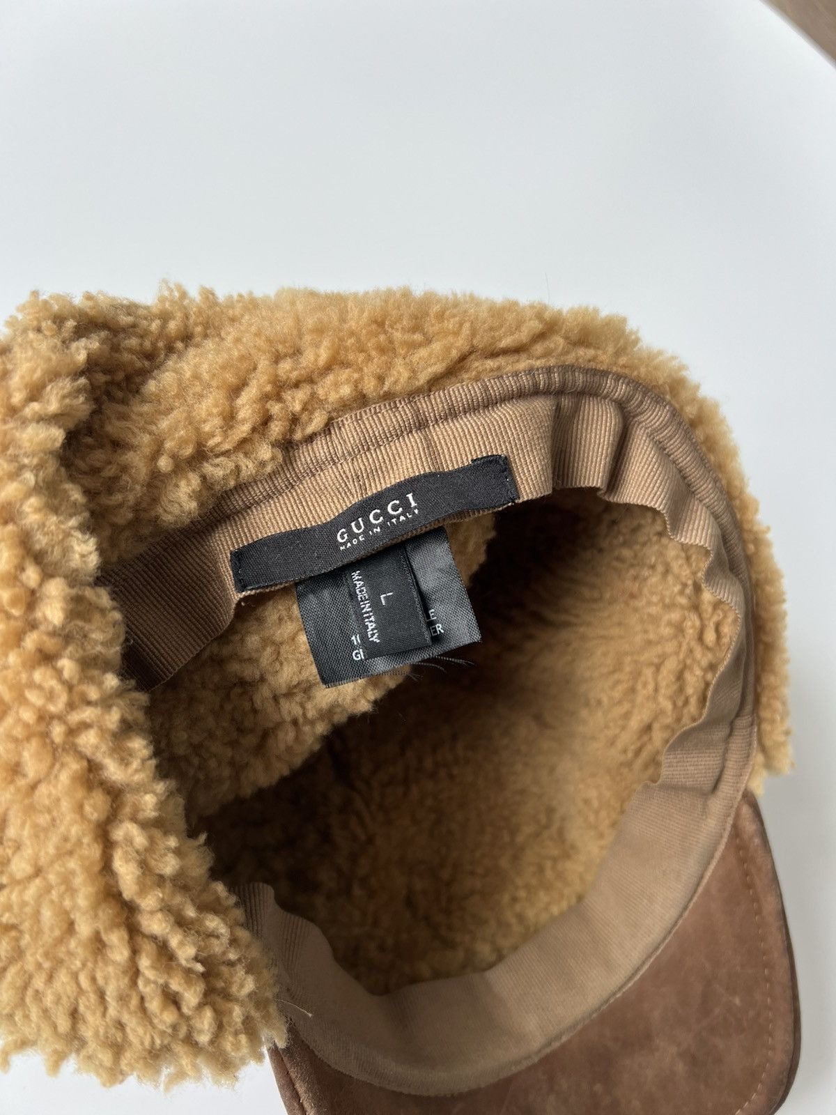 Gucci Gucci GG Monogram Sheepskin Hat Size ONE SIZE - 4 Thumbnail