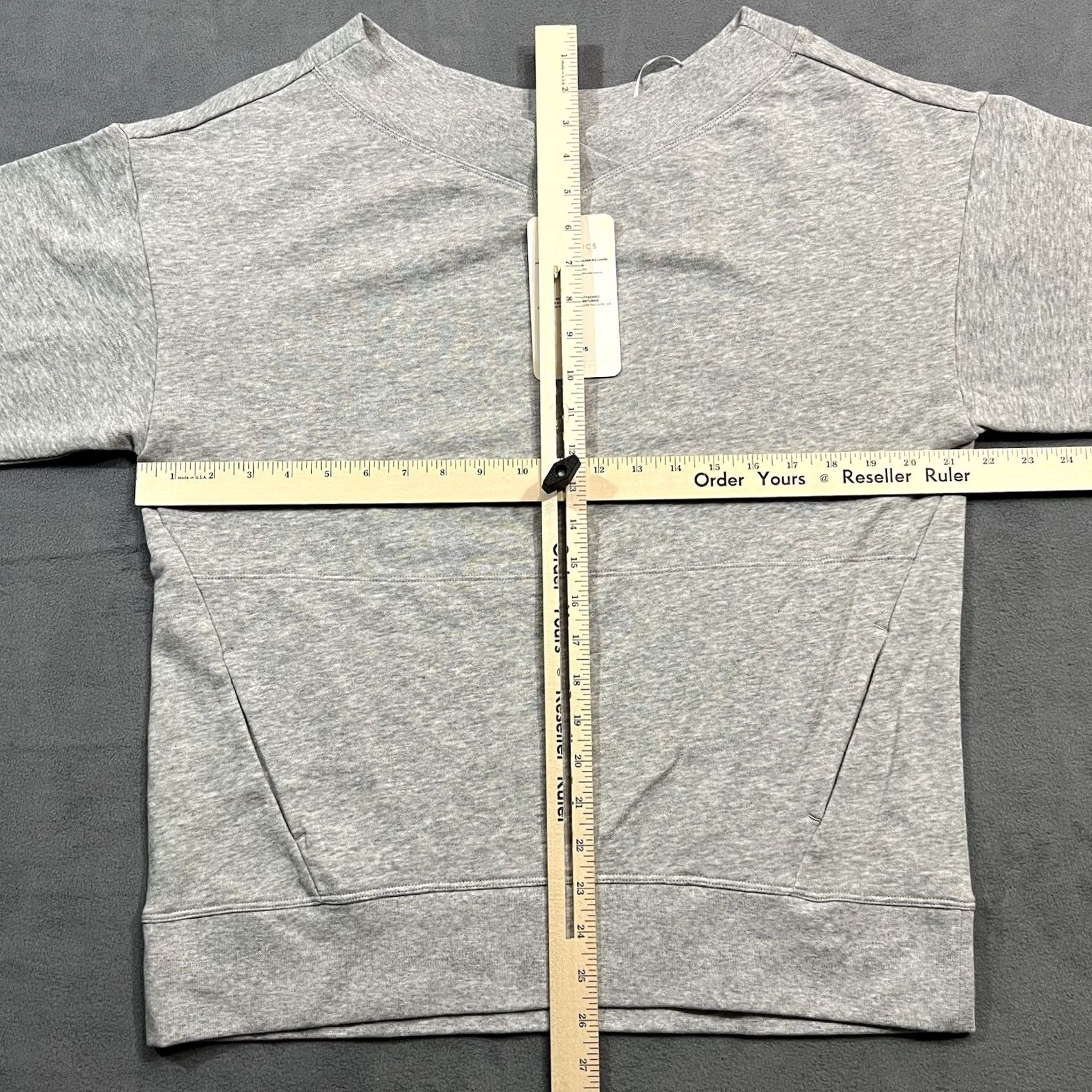 Fabletics Fabletics Sweatshirt Womens Size Small Gray Zaylee Cross Front Off Shoulder NWT Size S / US 4 / IT 40 - 4 Thumbnail