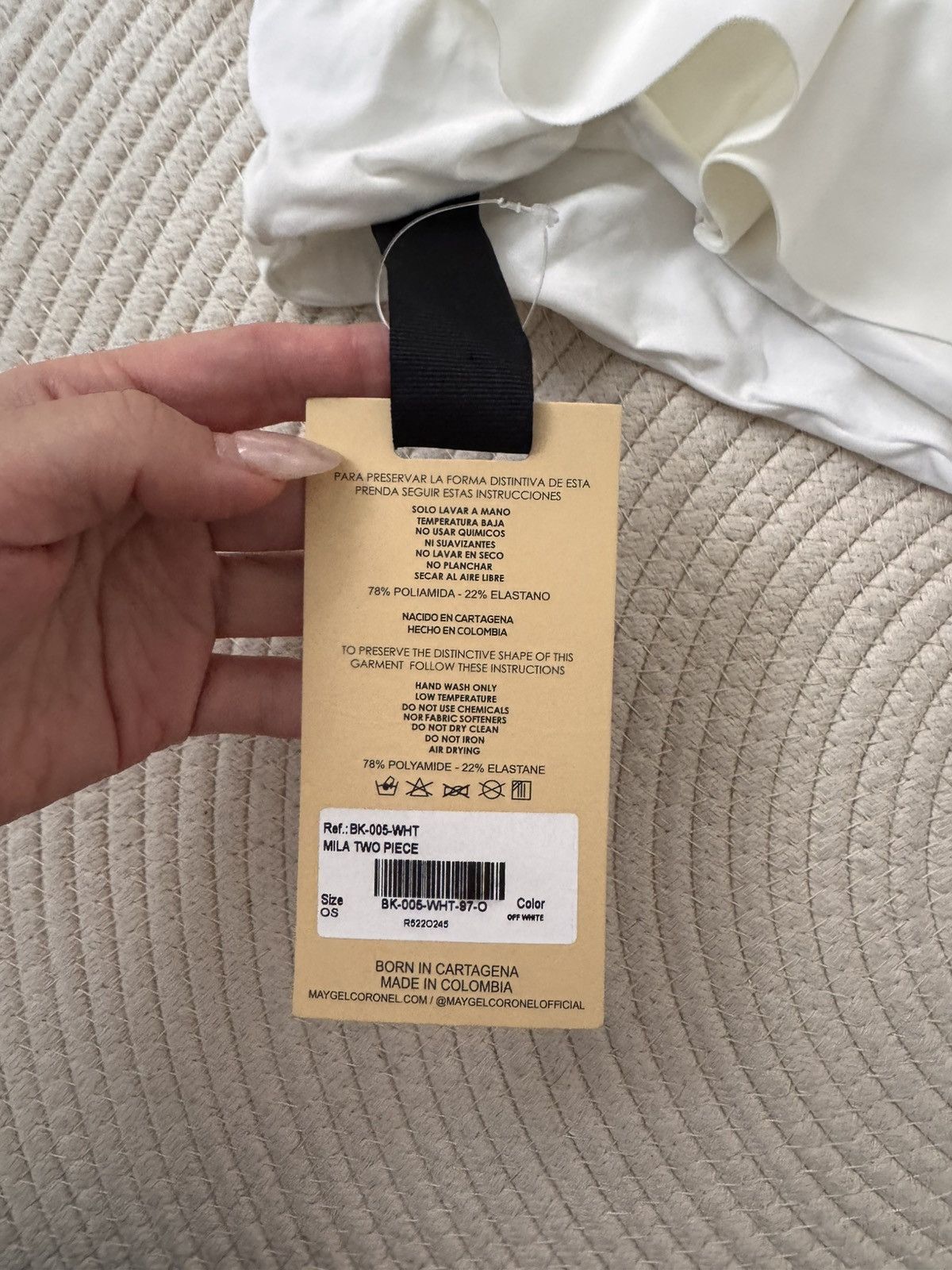 Other Maygel Coronel swim top Mila off white Size S / US 4 / IT 40 - 6 Thumbnail