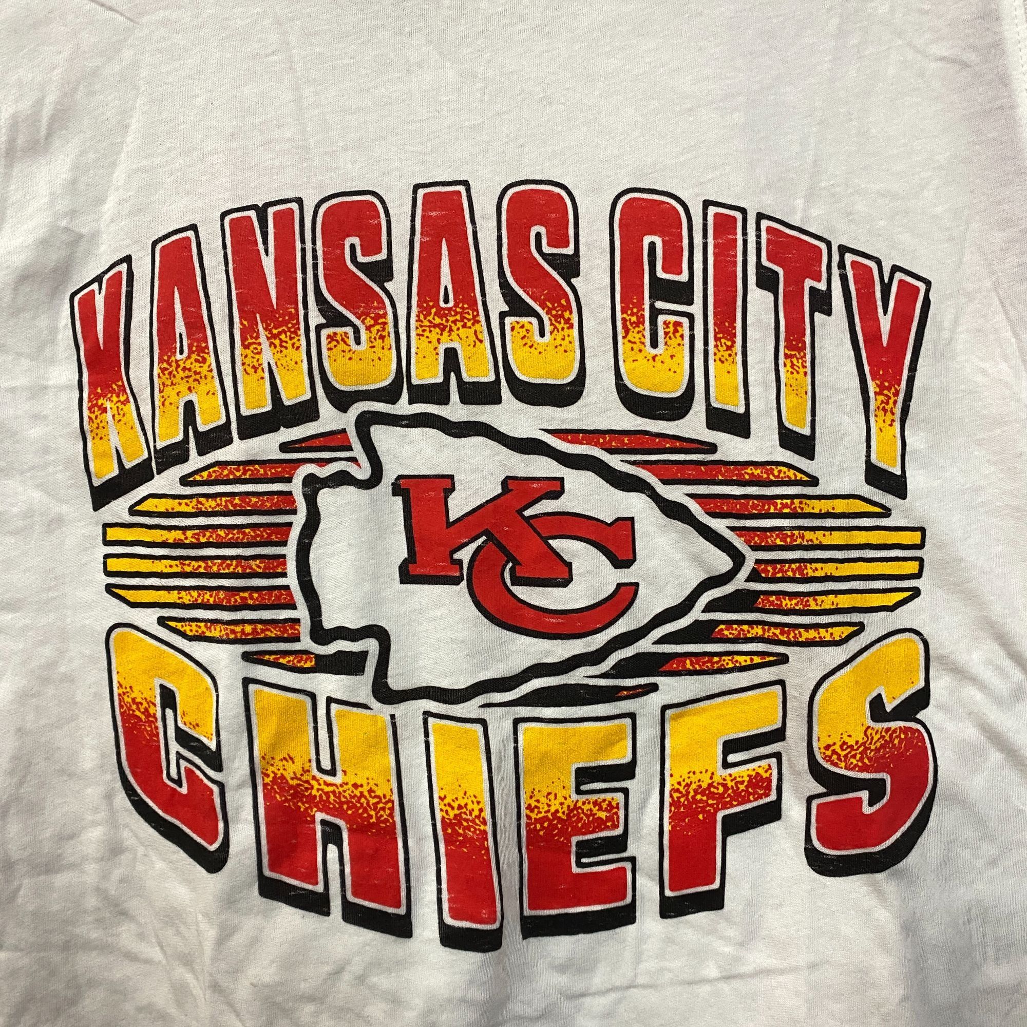 Junk Food Junk Food NFL Kansas City Chiefs Sleeveless Cropped T-Shirt Size L / US 10 / IT 46 - 2 Thumbnail