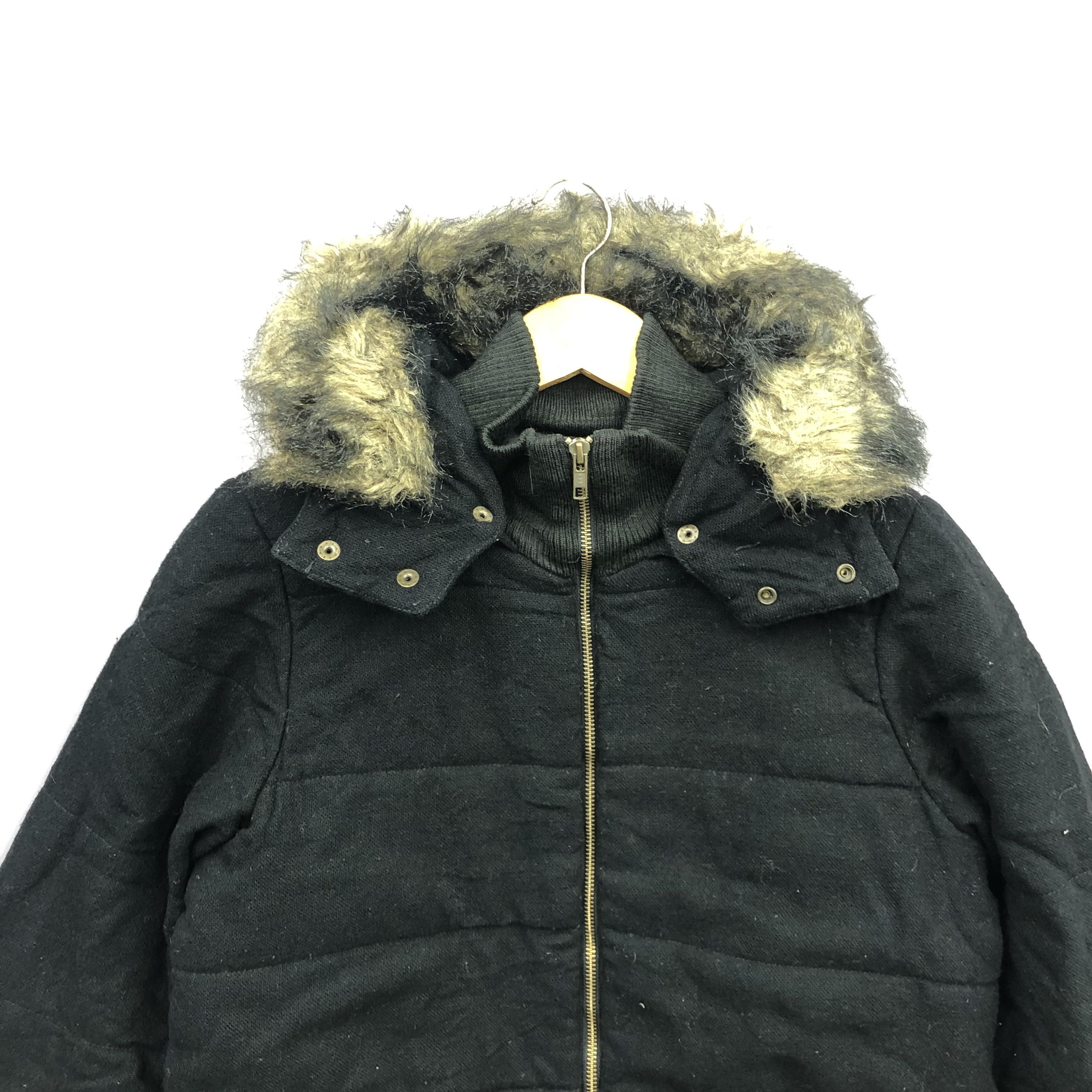 If Six Was Nine × Vintage Vintage On The Couch Shearling Puffer Wool Zipper Jacket Size S / US 4 / IT 40 - 3 Thumbnail