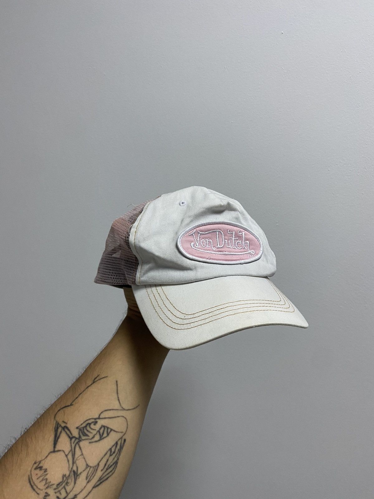 Vintage × Von Dutch Von Dutch Vintage Big Logo Cap Hat Y2K skate Size ONE SIZE - 1 Thumbnail