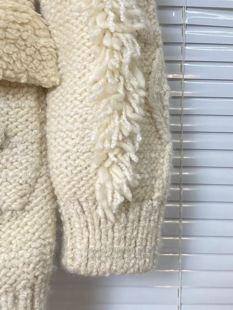 Chanel Chanel Beige knitted cardigan coat Size XS / US 0-2 / IT 36-38 - 7 Thumbnail