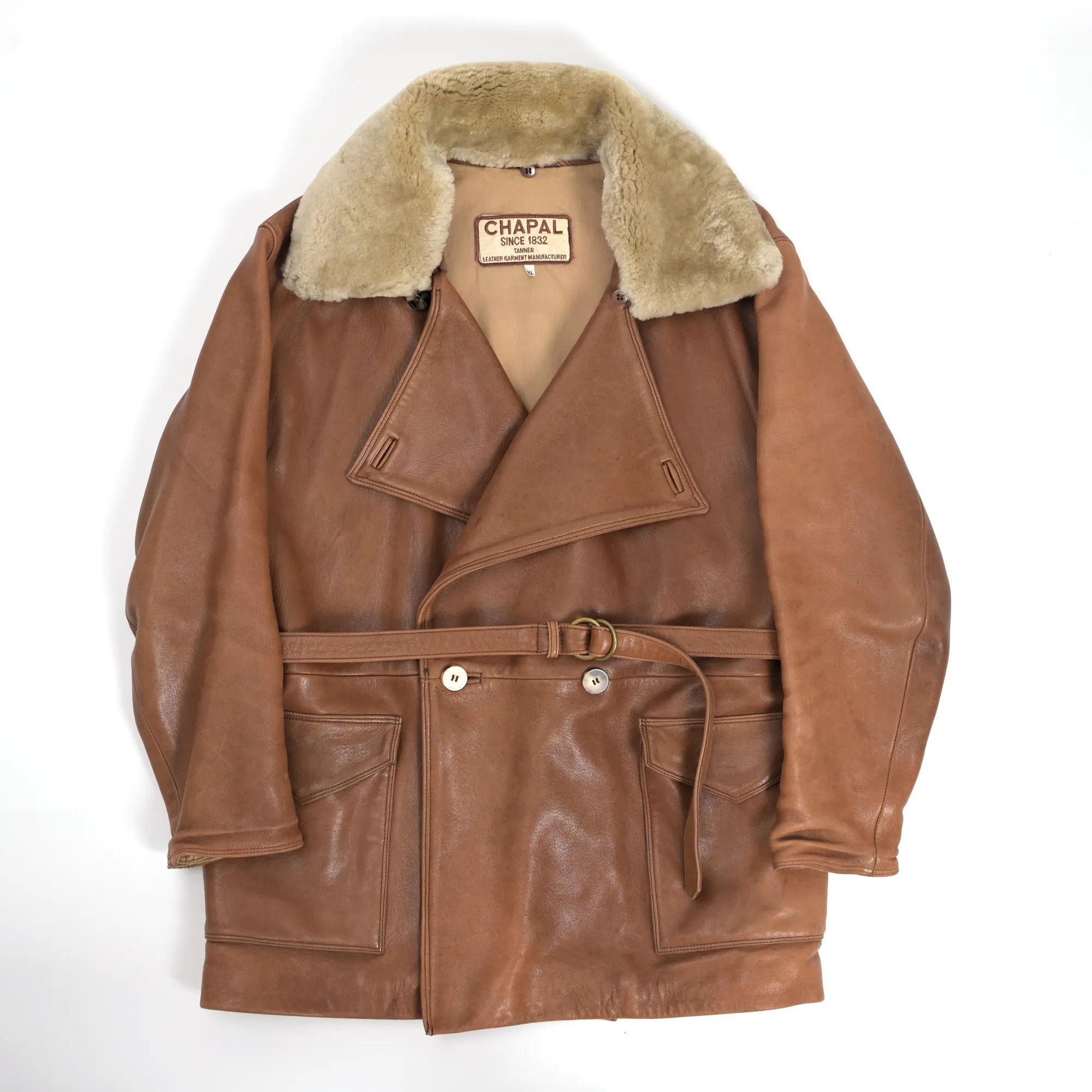Other CHAPAL 1914 aviator jacket (XL) Size US XL / EU 56 / 4 - 1 Thumbnail