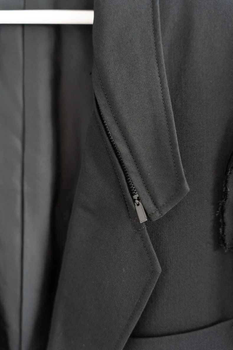 Yohji Yamamoto Yohji Yamamoto Yohji Yamamoto Black Long Suit Jacket Size US M / EU 48-50 / 2 - 5 Thumbnail